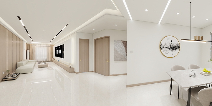 百木建筑装饰设计-盛世祥府28#4-3  简约-装修设计方案