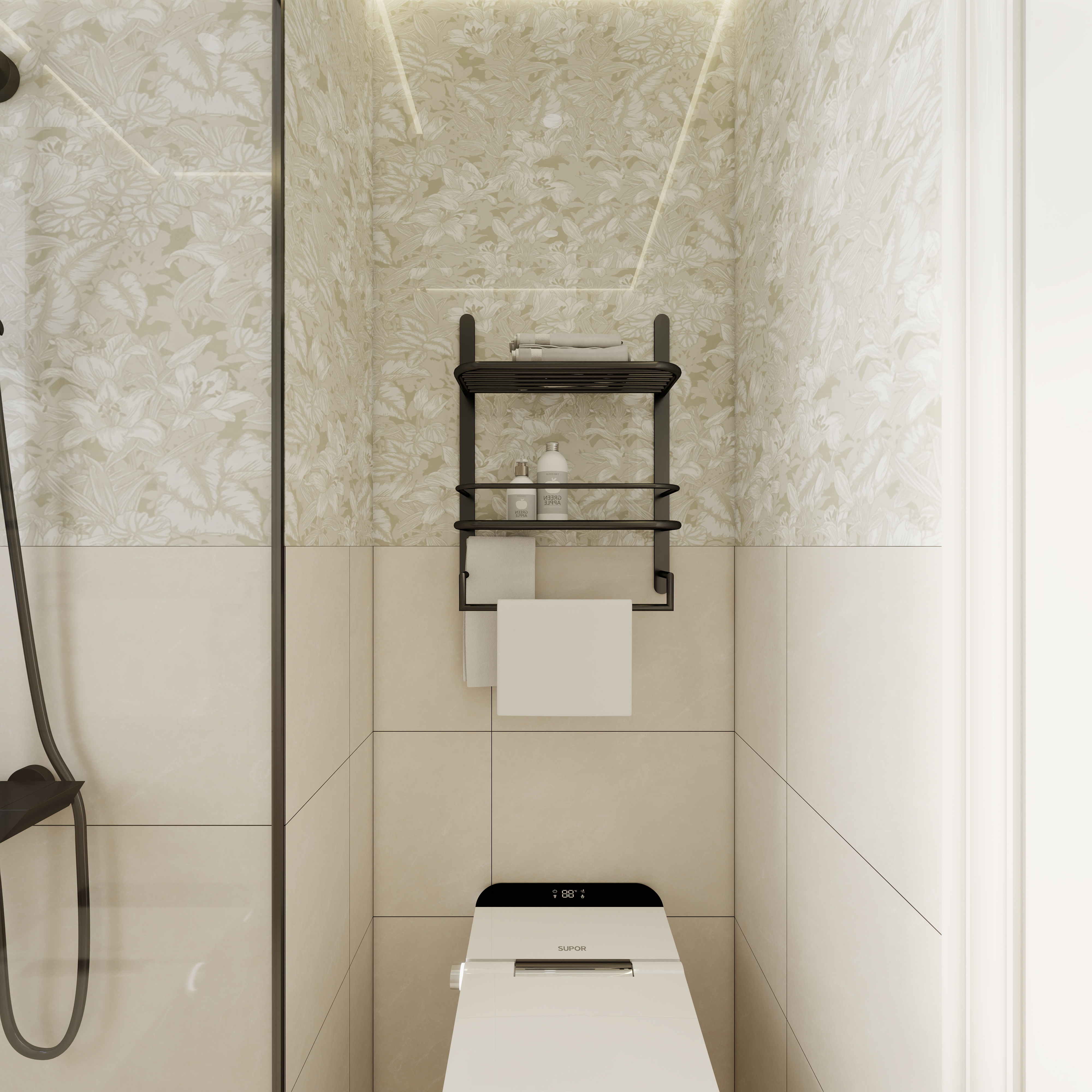 李青越-法式三卧室一层次卫装修效果图第4张