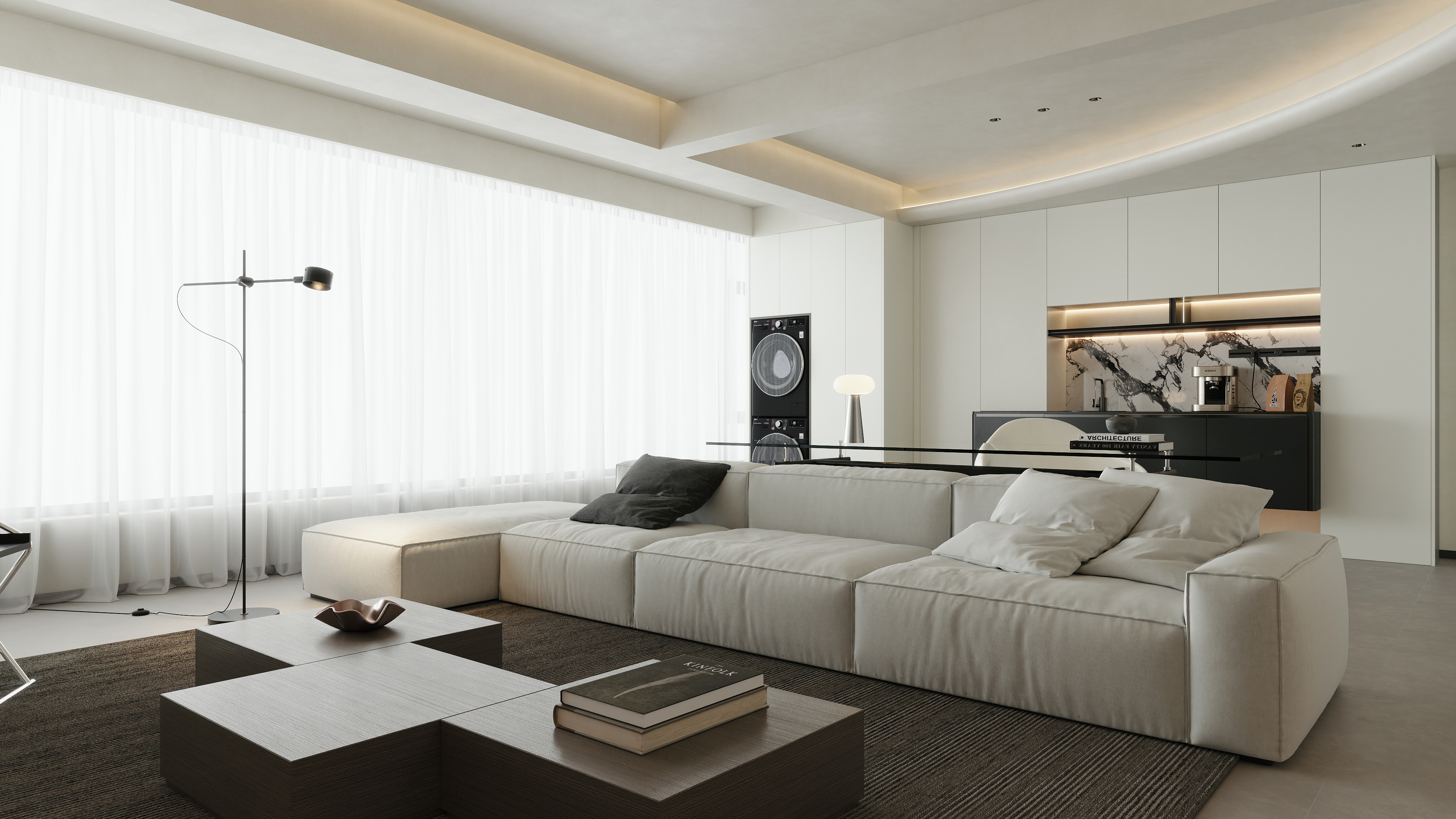 GUIGUIG-现代黑白灰-装修设计方案