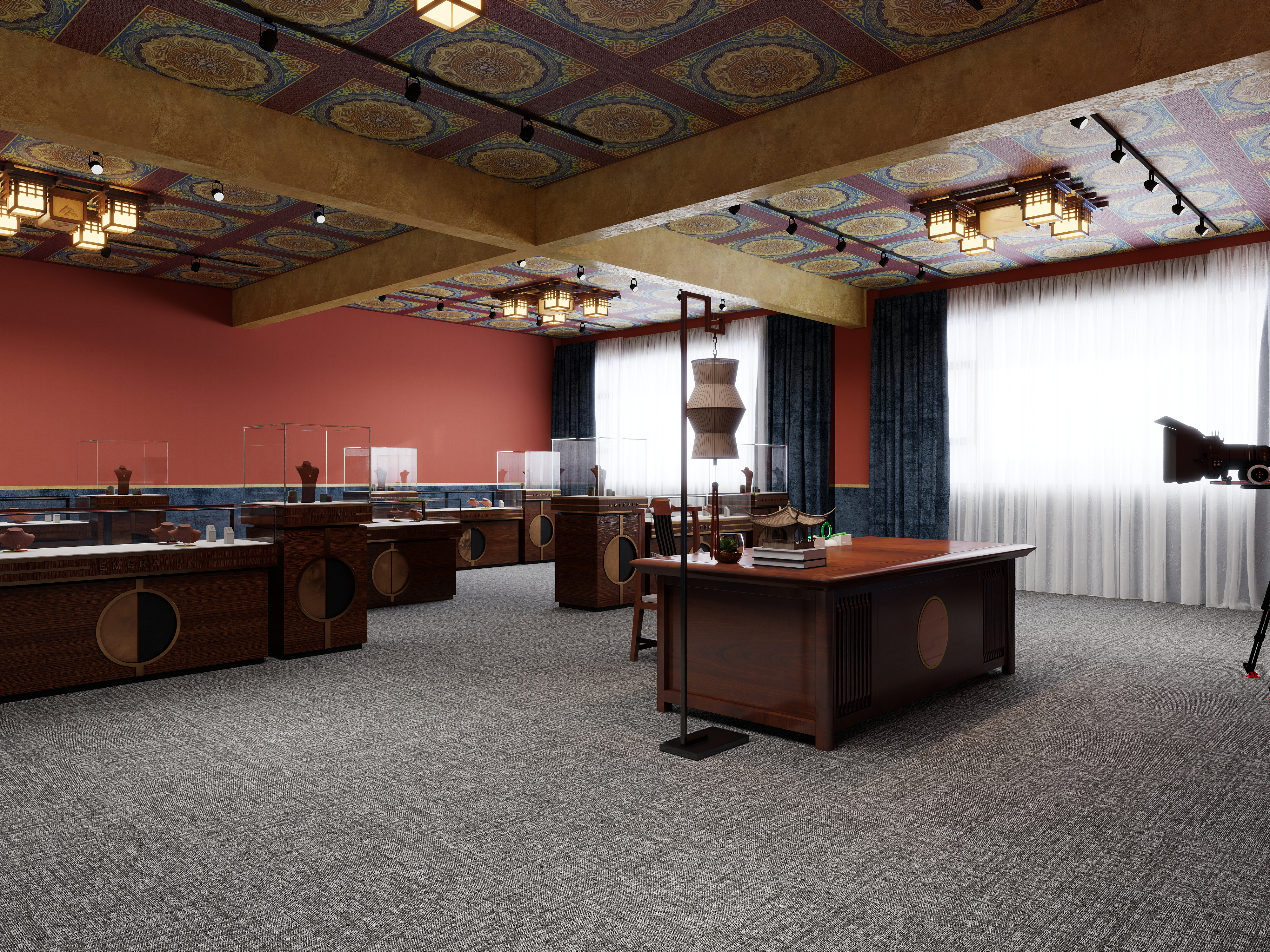 苏哲xsy-玉石智谷超级直播间装修效果图