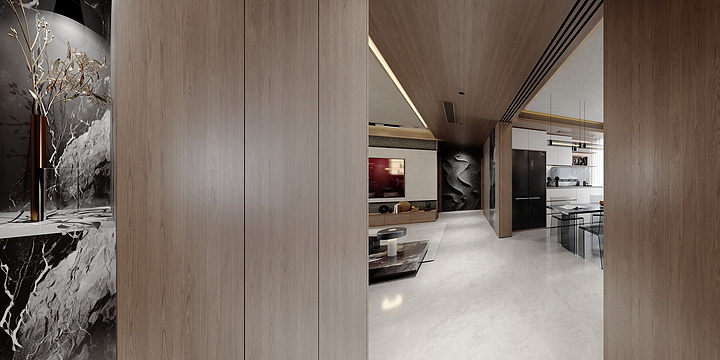 -九月设计--127.88㎡C1户型-装修设计方案