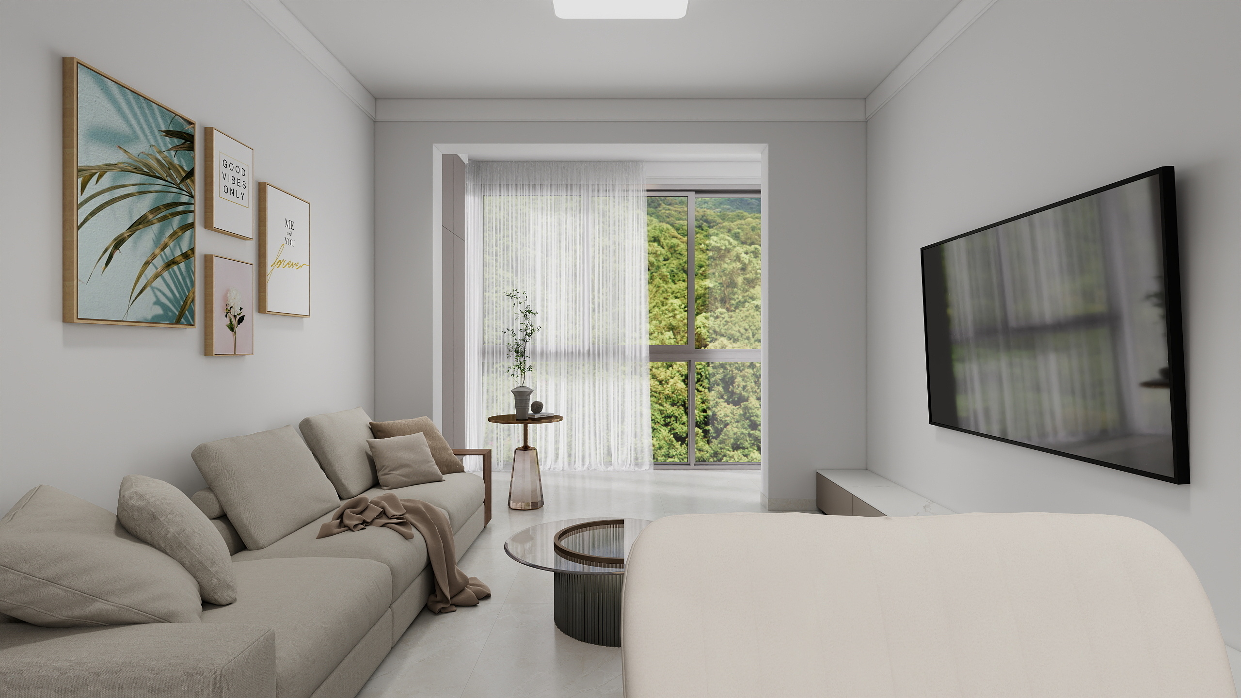 陆地蝉-佰盛天韵现代简约90㎡3室-装修设计方案