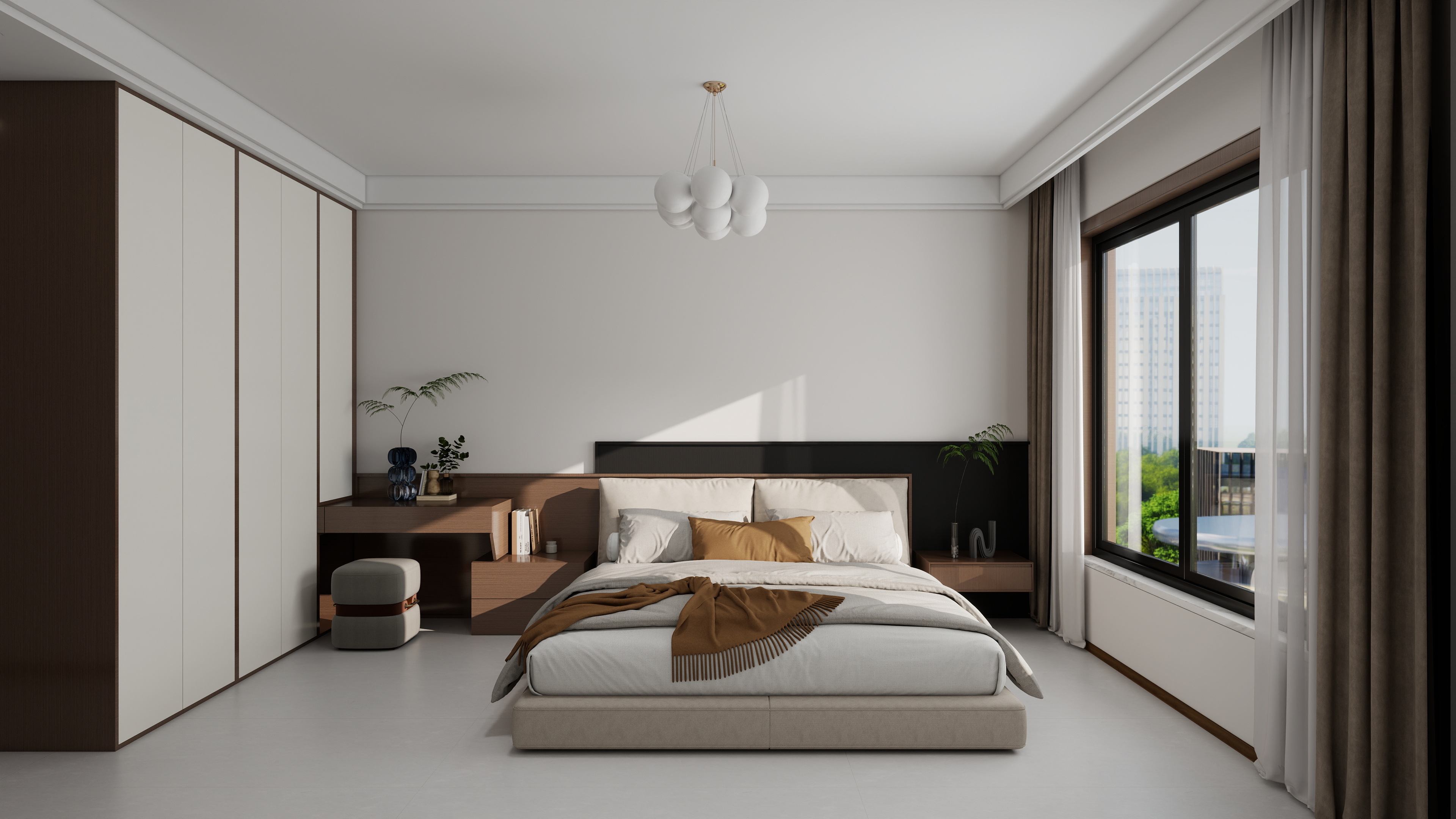 顾北南-吉泰·紫辰府129平米三室-装修设计方案