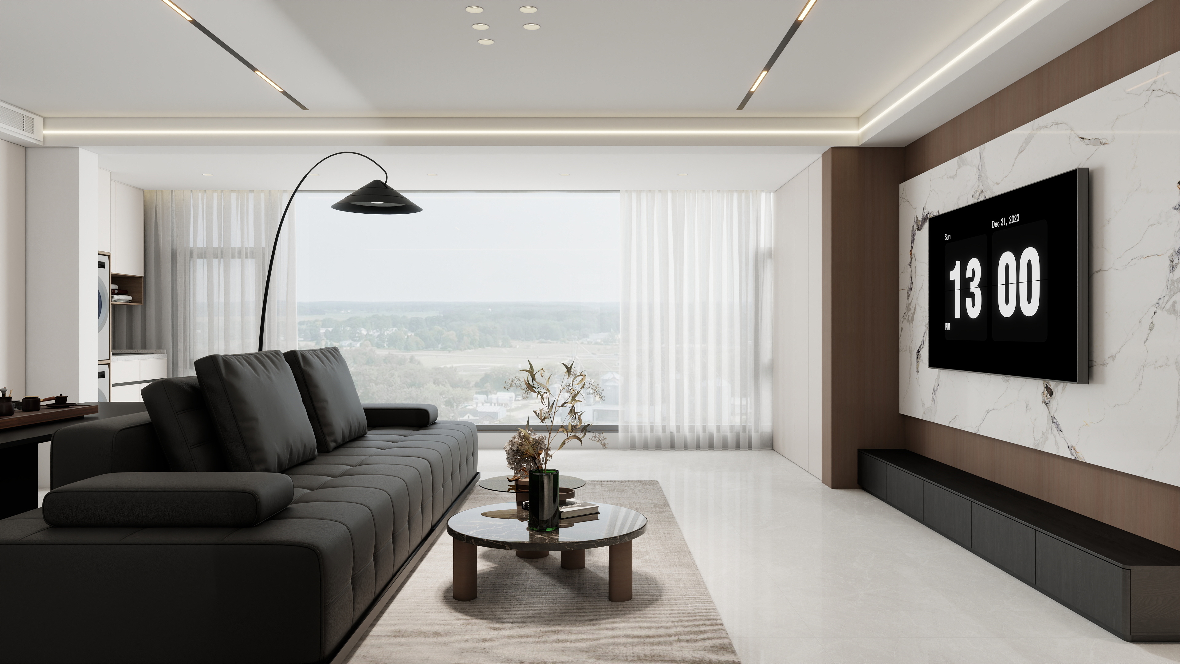 蓝鲸装饰001-中海臻如府 145平装修效果图