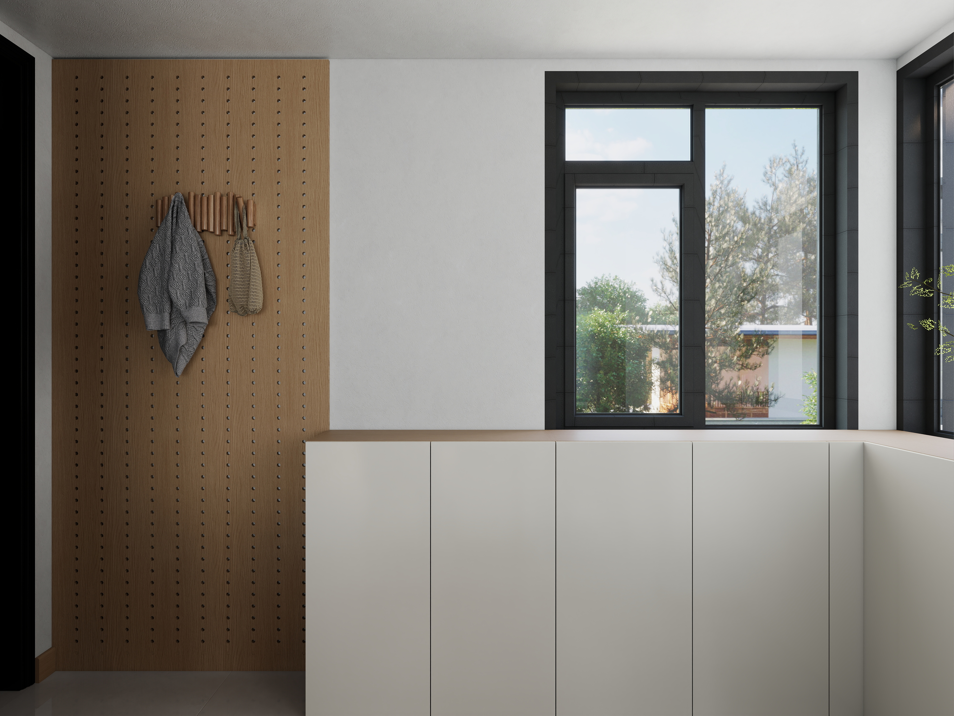 艺雅丽-138平现代奶油风  装修效果图