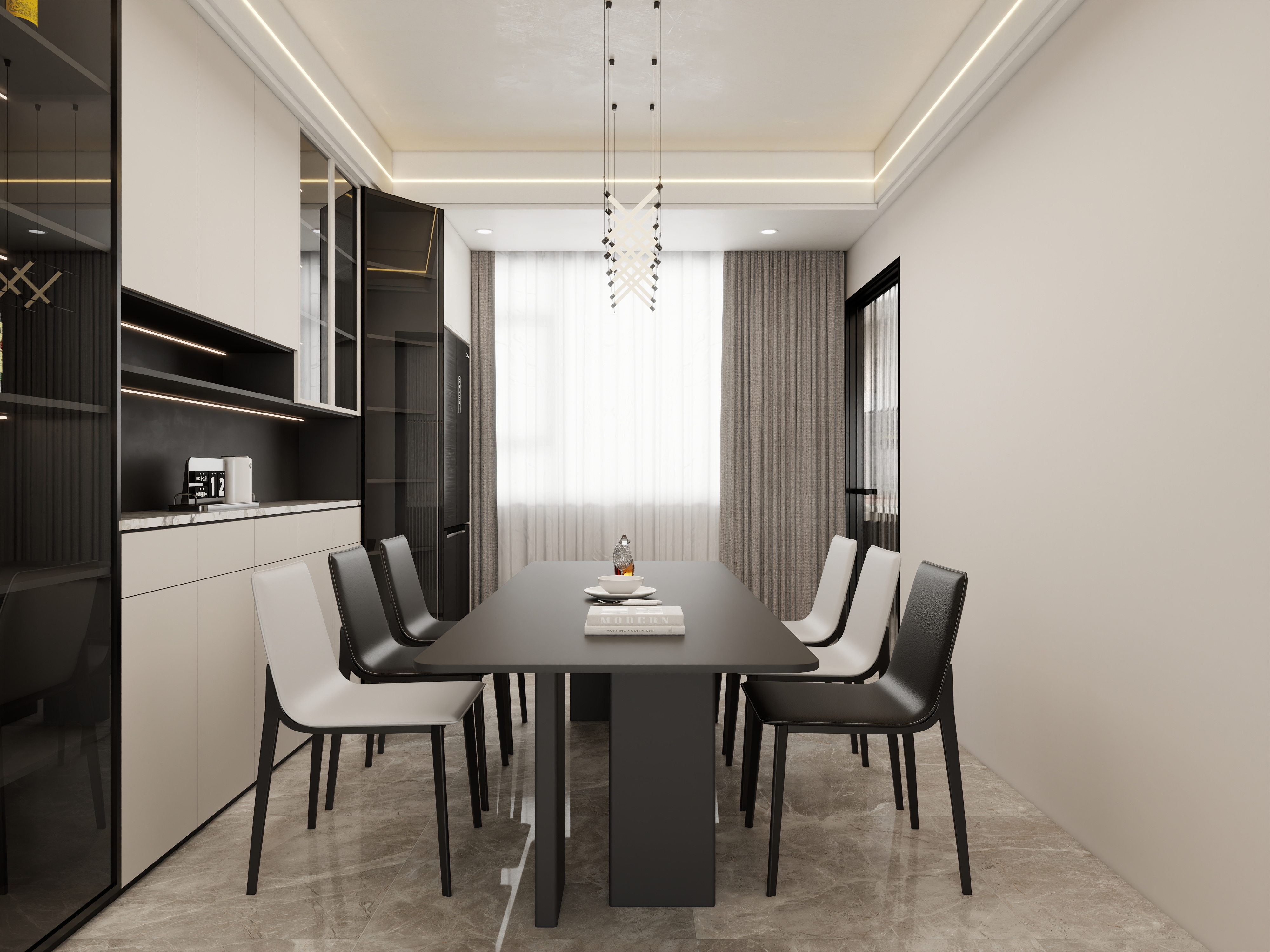 壹诺设计工作室-现代简约装修效果图