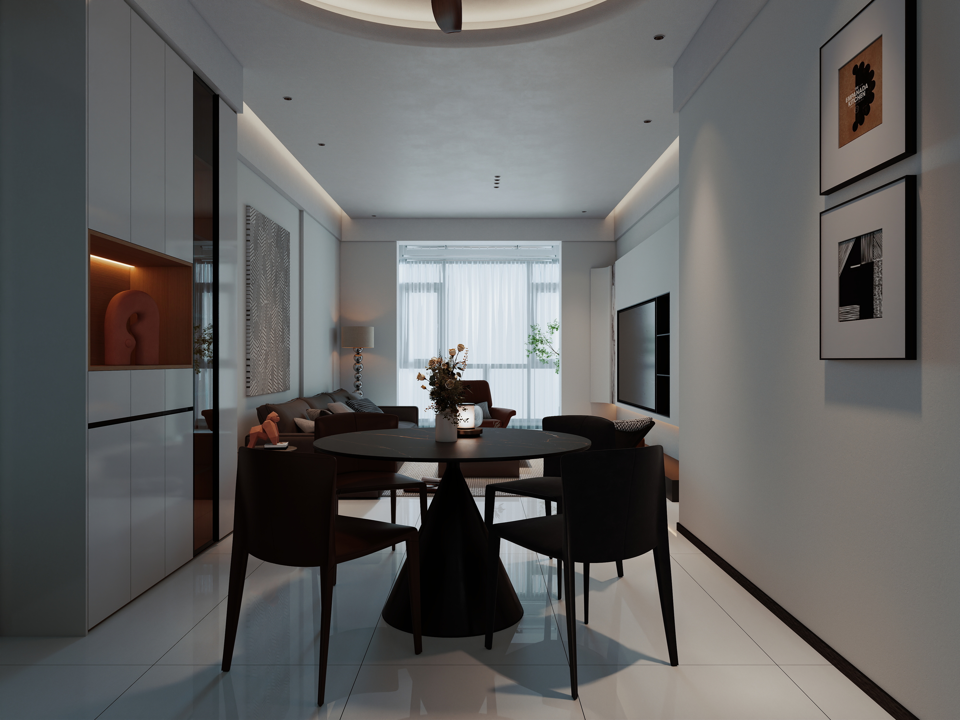 一木设计宇哥-112㎡3室装修效果图