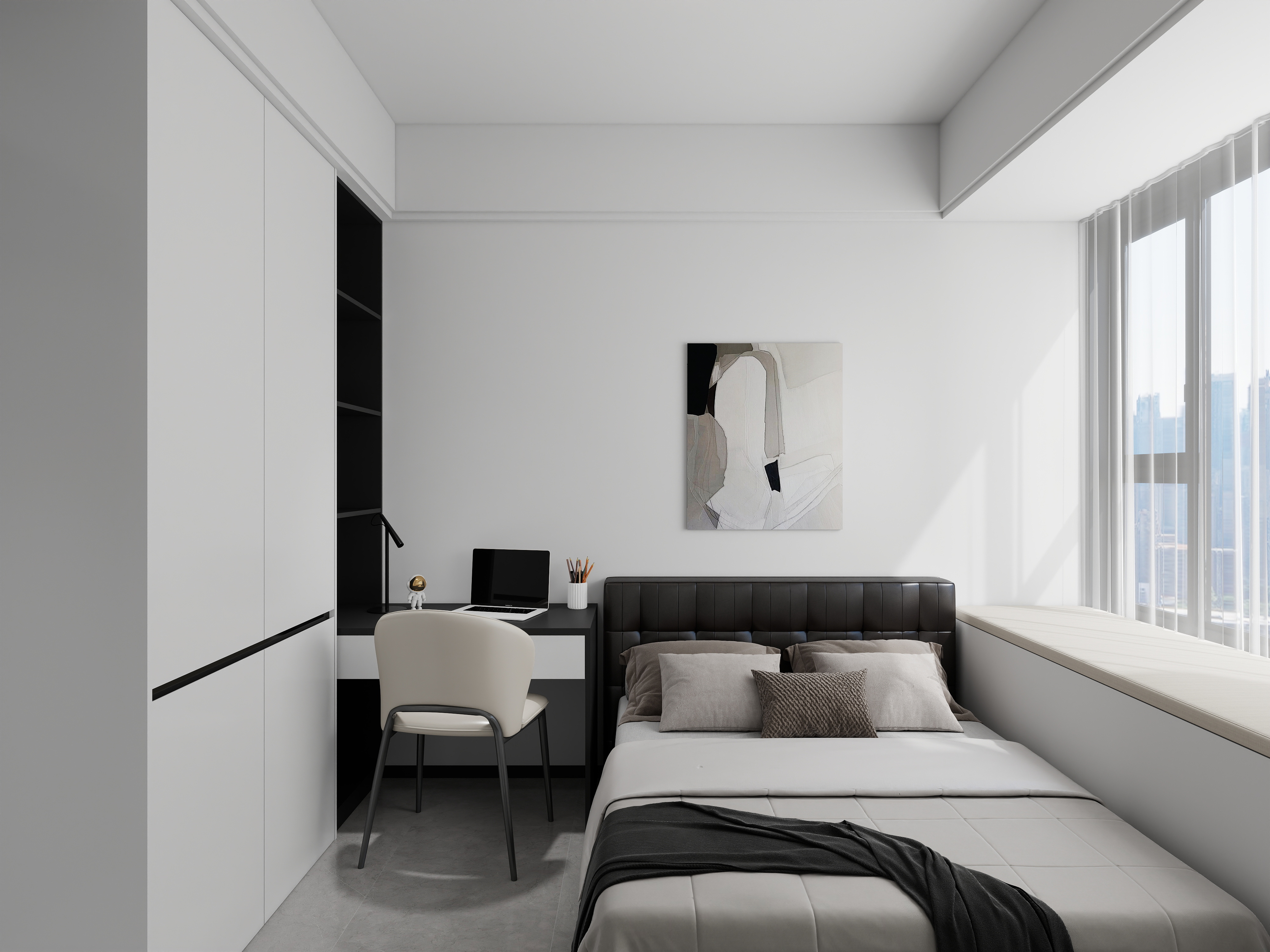 艺雅丽-103平现代简约装修效果图