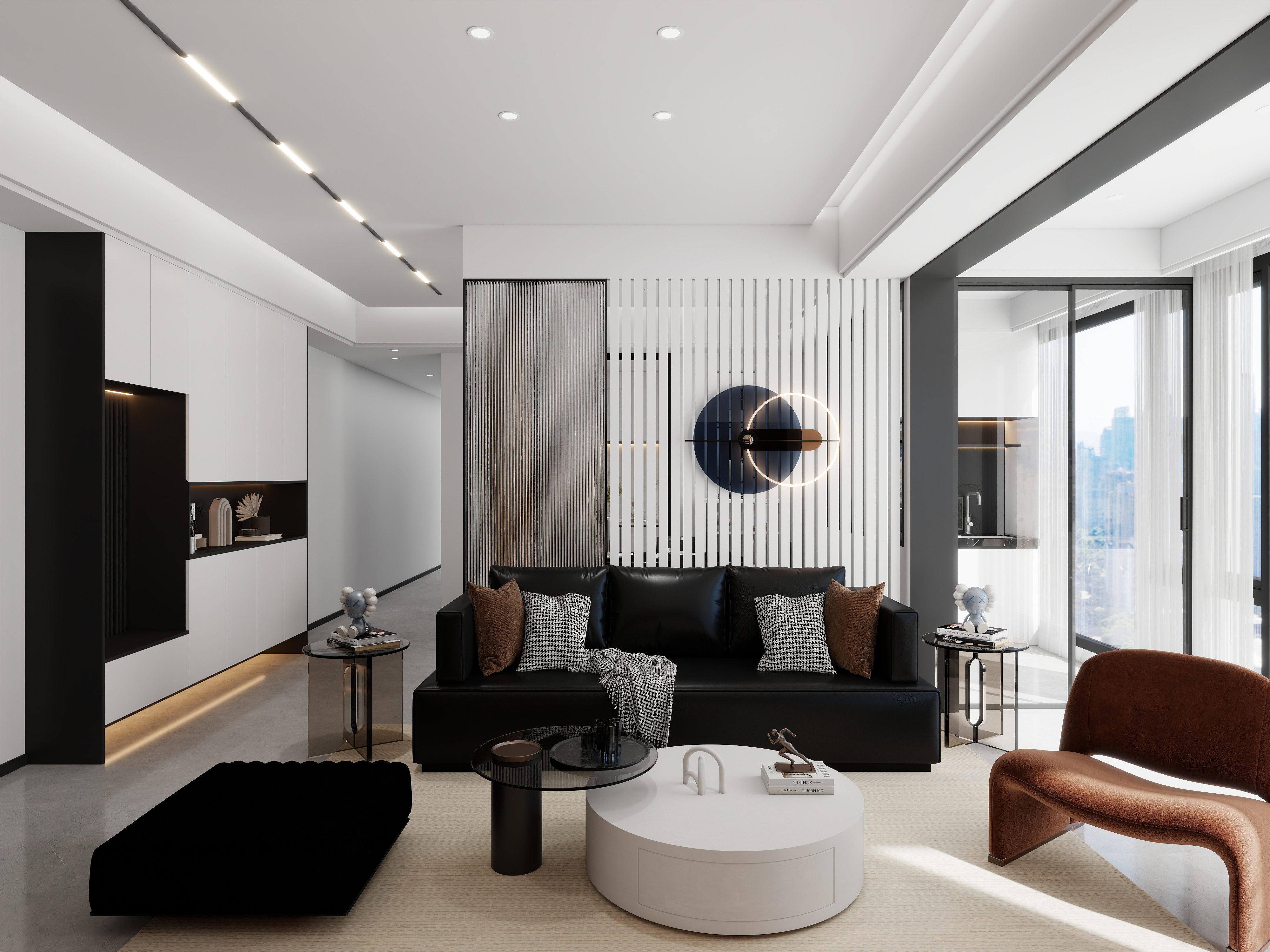 艺雅丽-103平现代简约 装修效果图