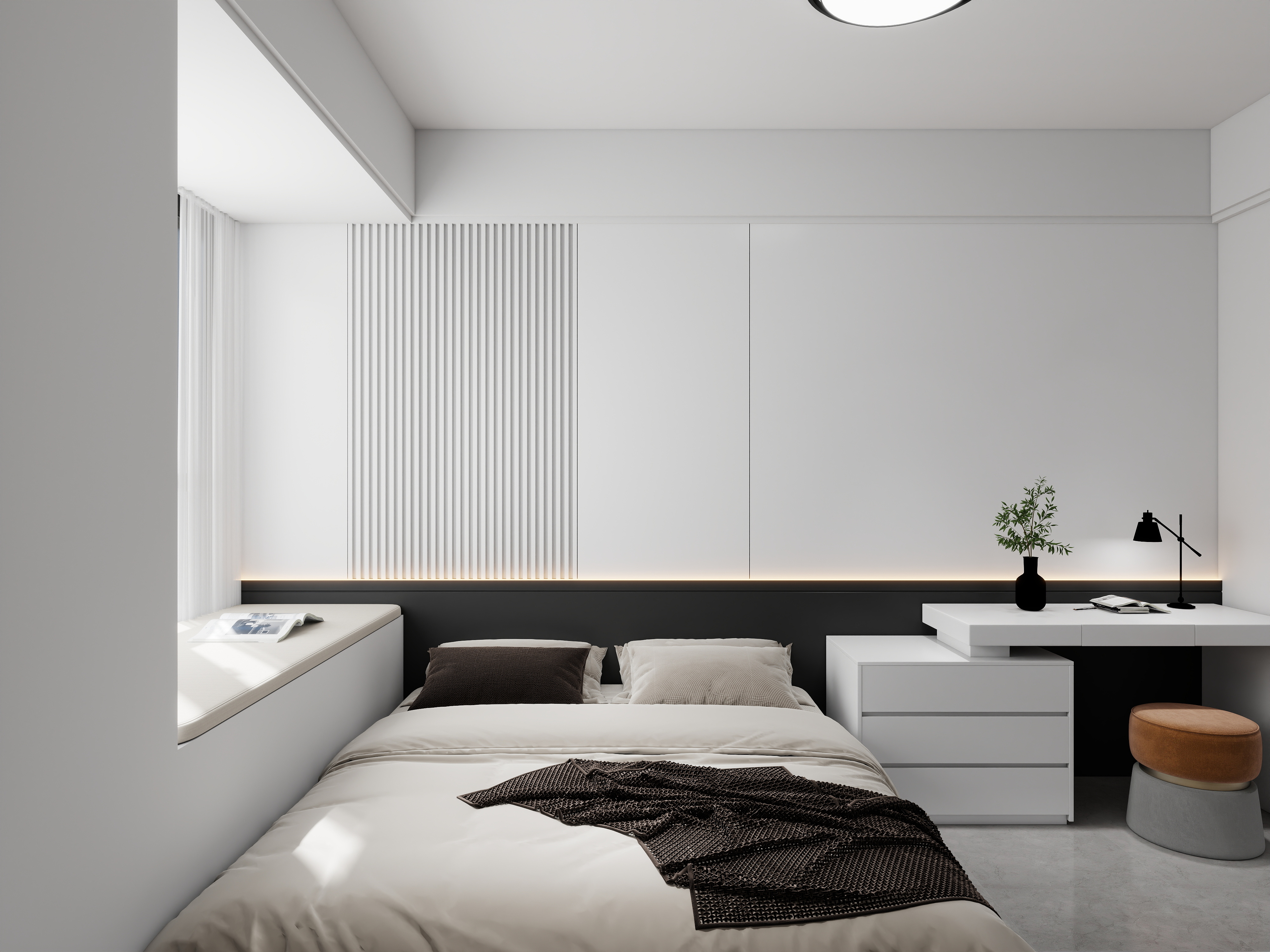 艺雅丽-103平现代简约 装修效果图