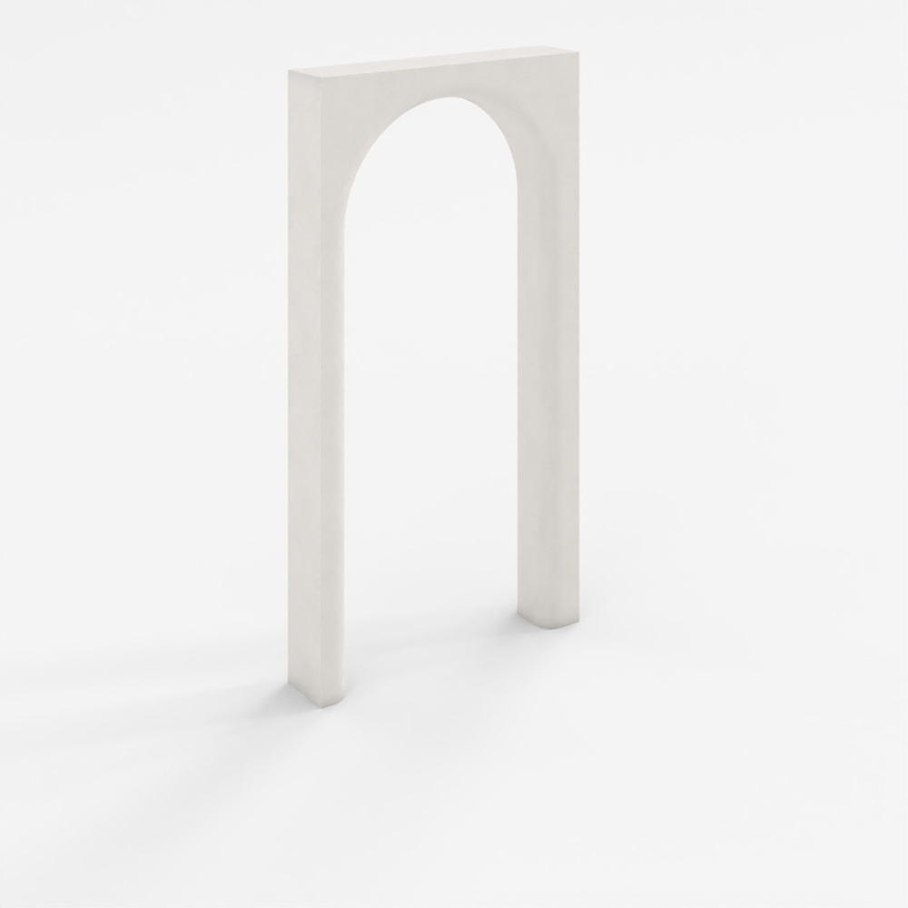 赵勇珲诧寂内倒圆弧垭口（1200*2400）写实模型3D模型