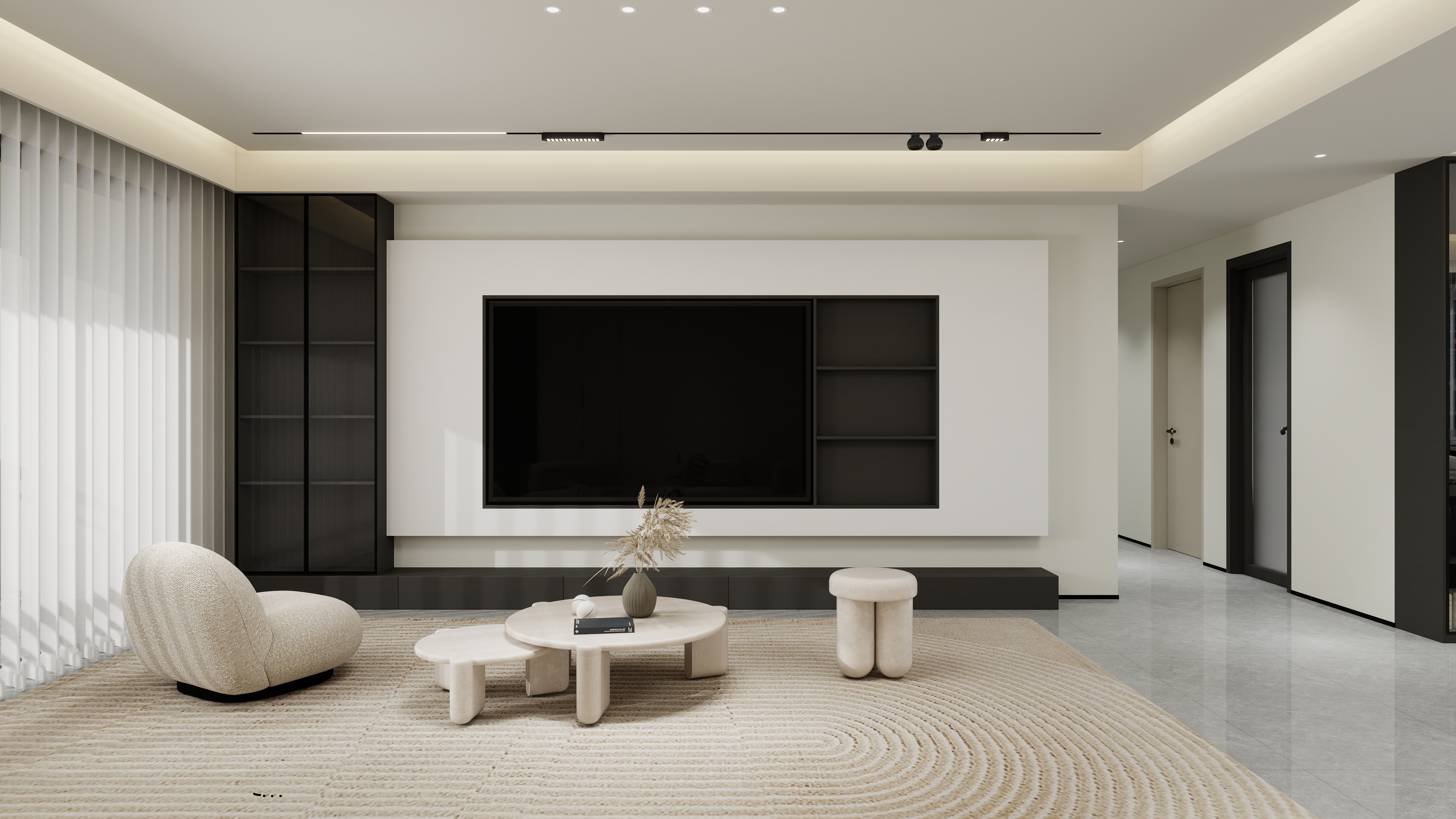 STARS星空设计-现代简约164㎡3室-装修设计方案