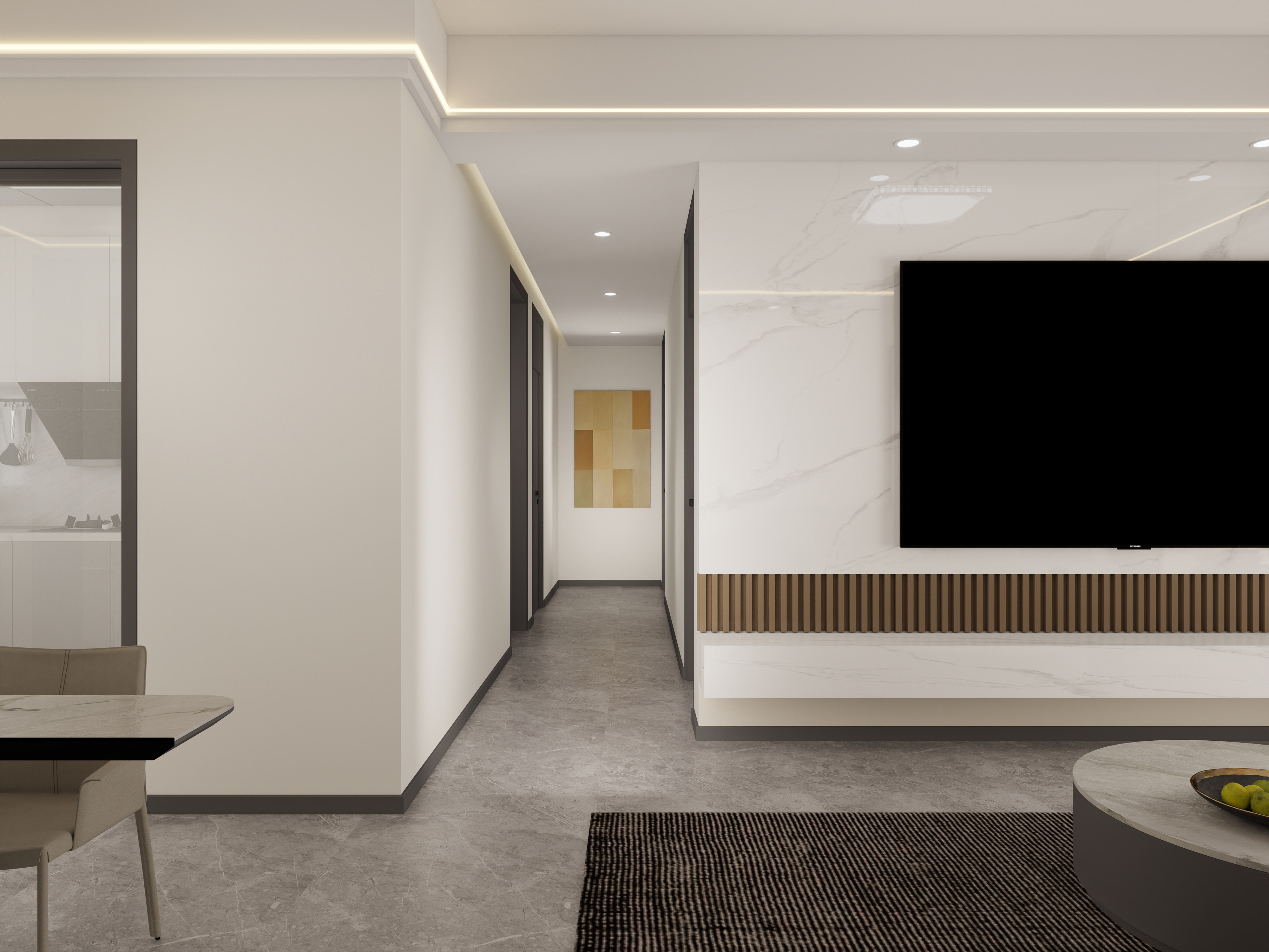 宋芹吟-华毅半岛现代简约装修效果图