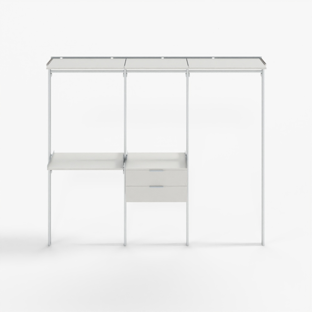 美拓金属衣柜3D模型