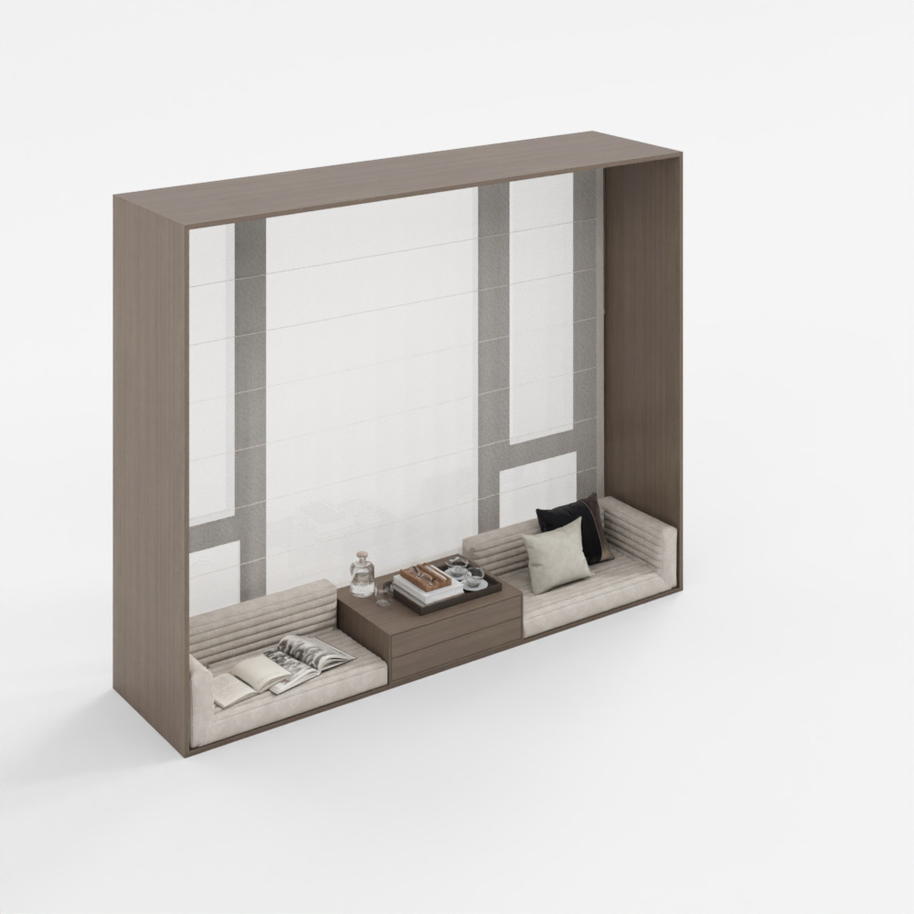 AI飘窗-轻美式-飘窗-J0013D模型