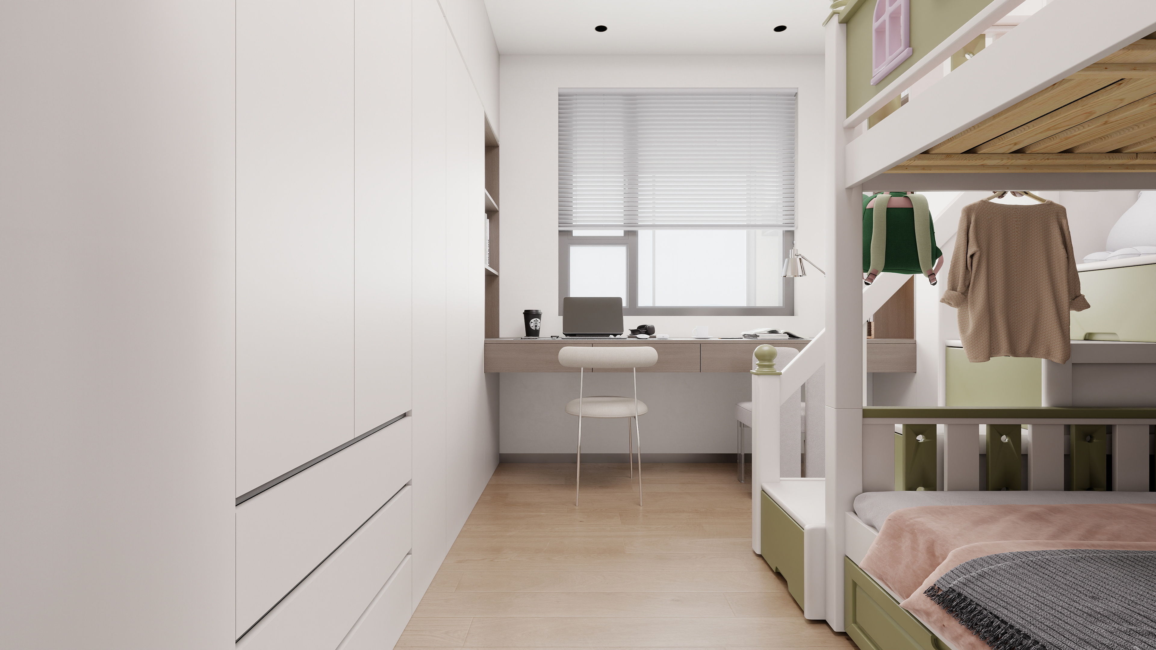 至简名设-文稳康-《下寨》158平现代极简|四居室装修效果图