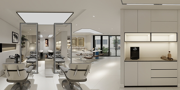 墨筑轩设计工作室-美容美发-装修设计方案