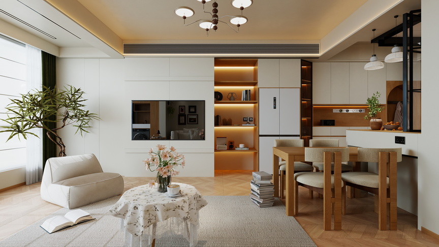 壹贰叁设计工作室-春悦里装修效果图