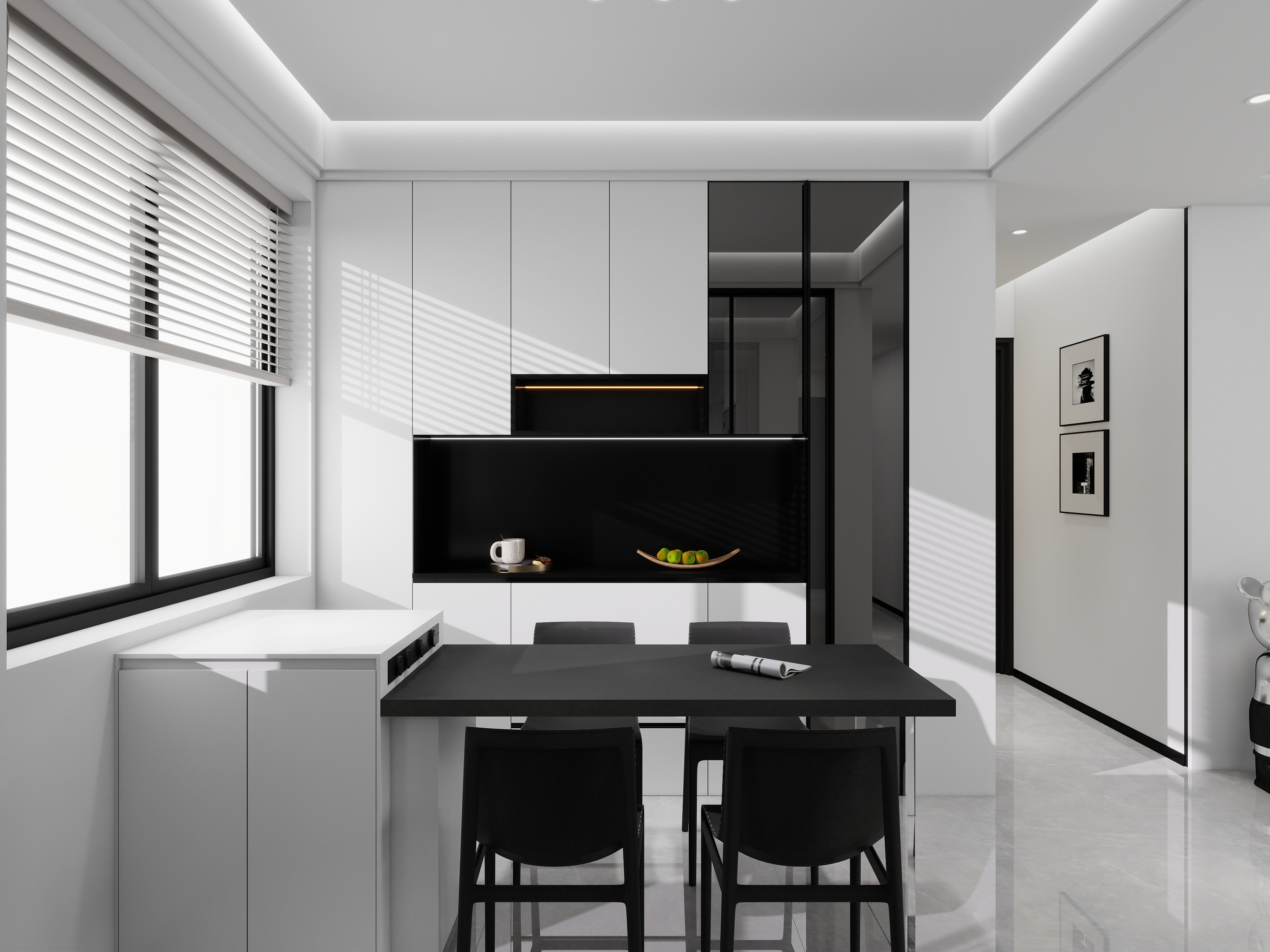 艺雅丽-101平现代简约 装修效果图