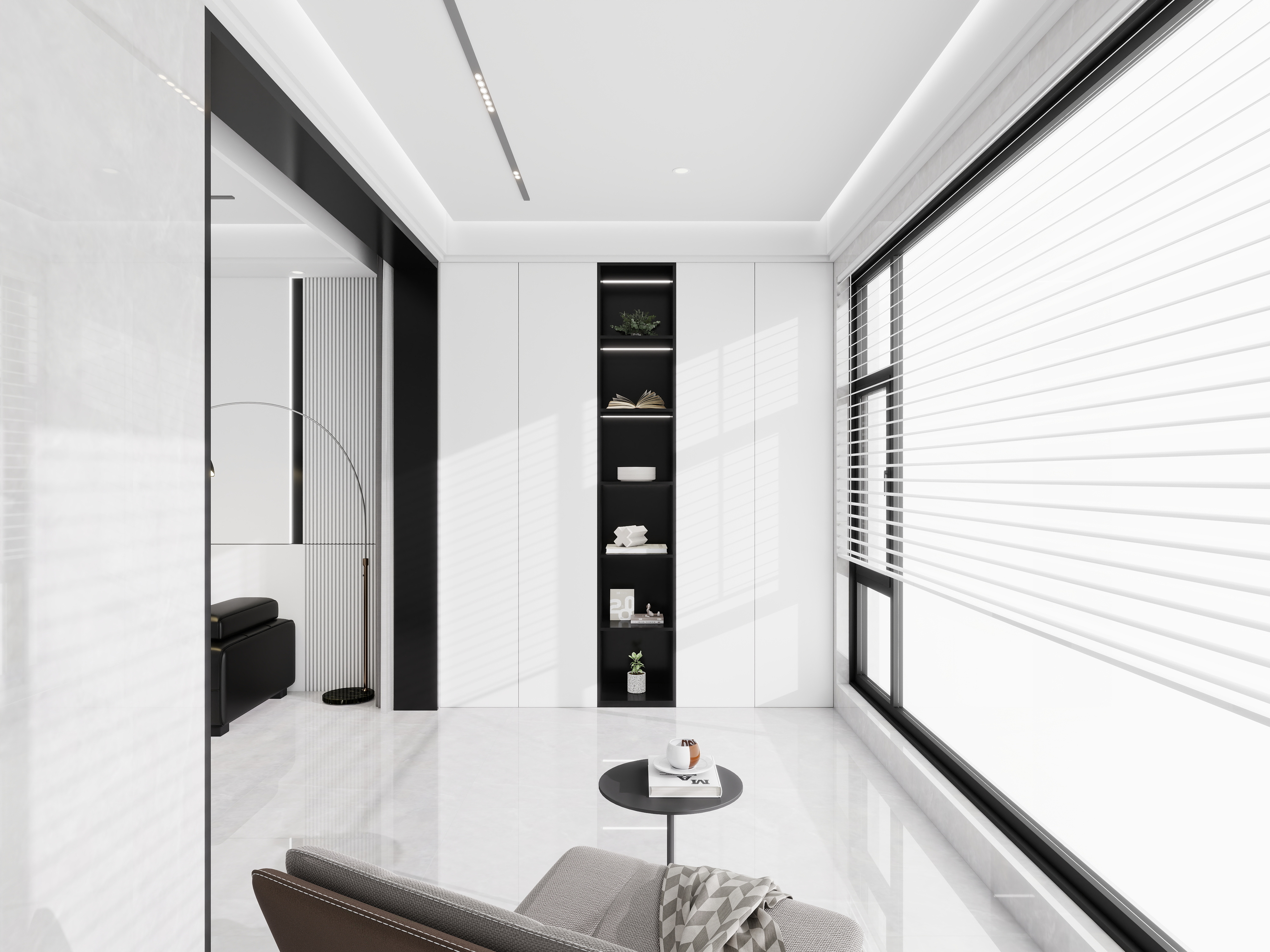 艺雅丽-101平现代简约  装修效果图