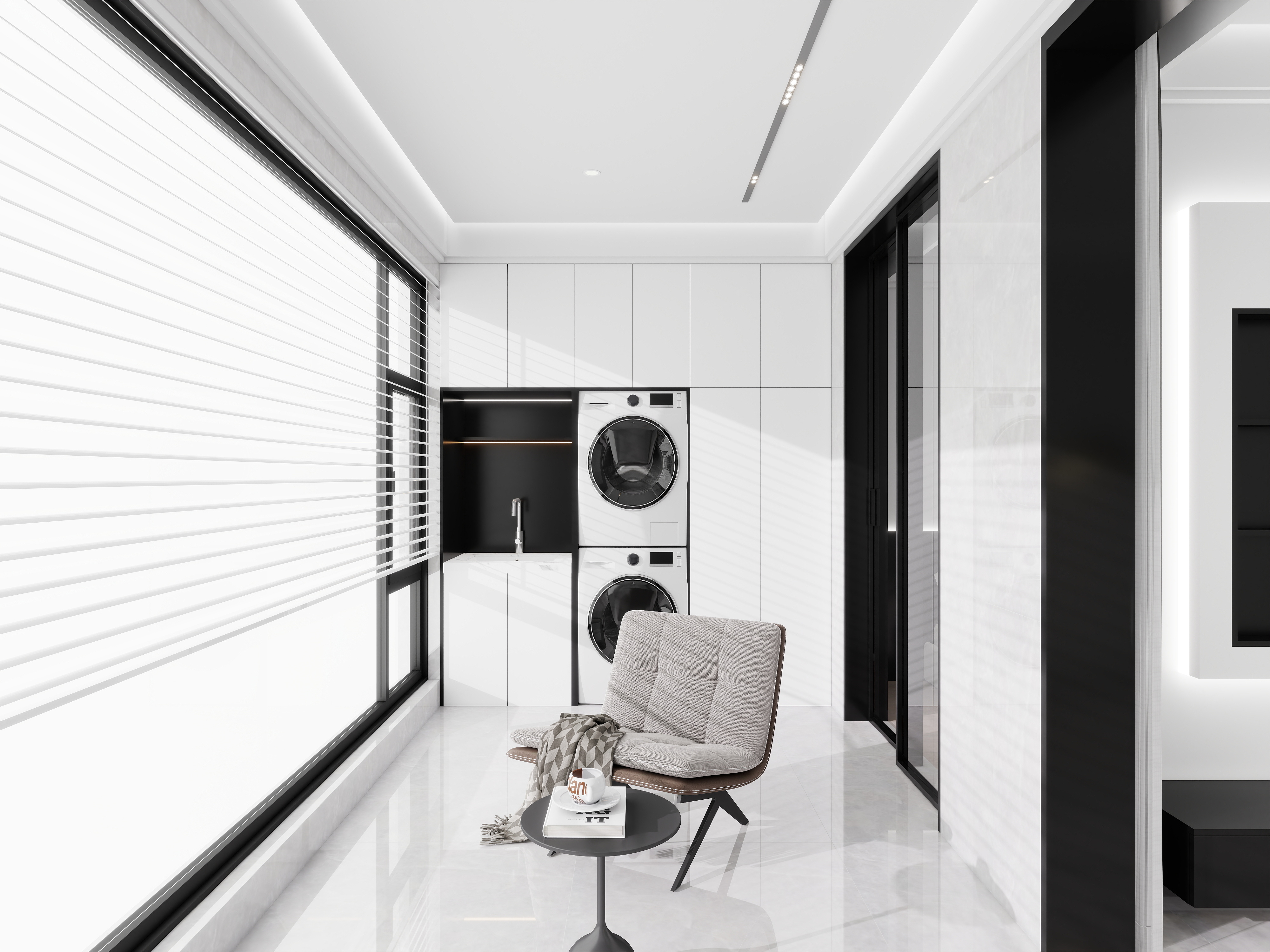 艺雅丽-101平现代简约  装修效果图