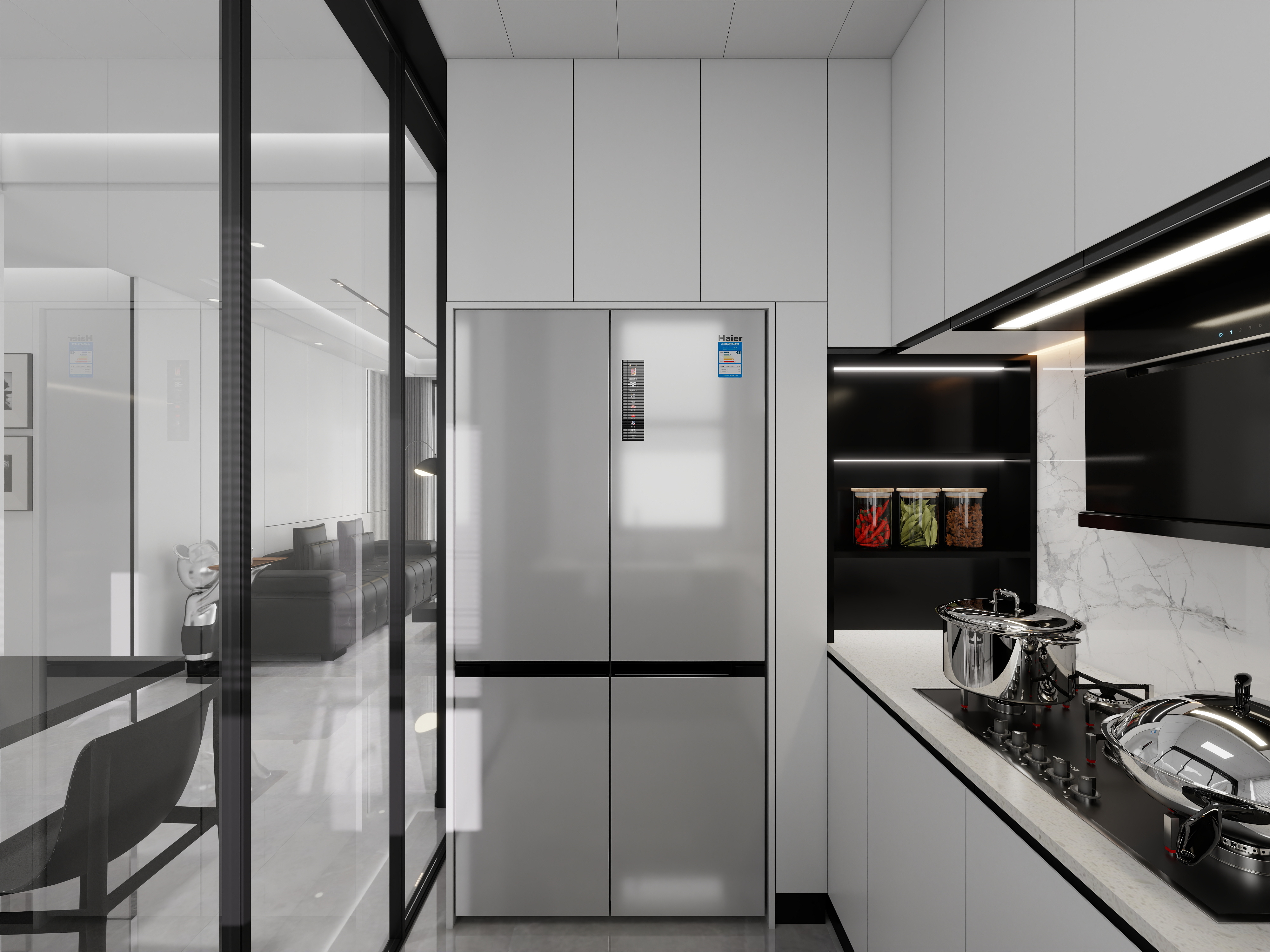 艺雅丽-101平现代简约  装修效果图