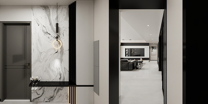 亨聿空间设计-10-24黑白灰-装修设计方案