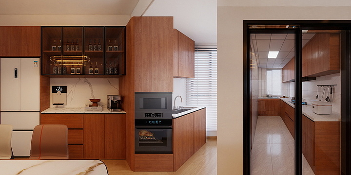 独角兽效果图表现-DJS-941（原木现代） - 副本-装修设计方案