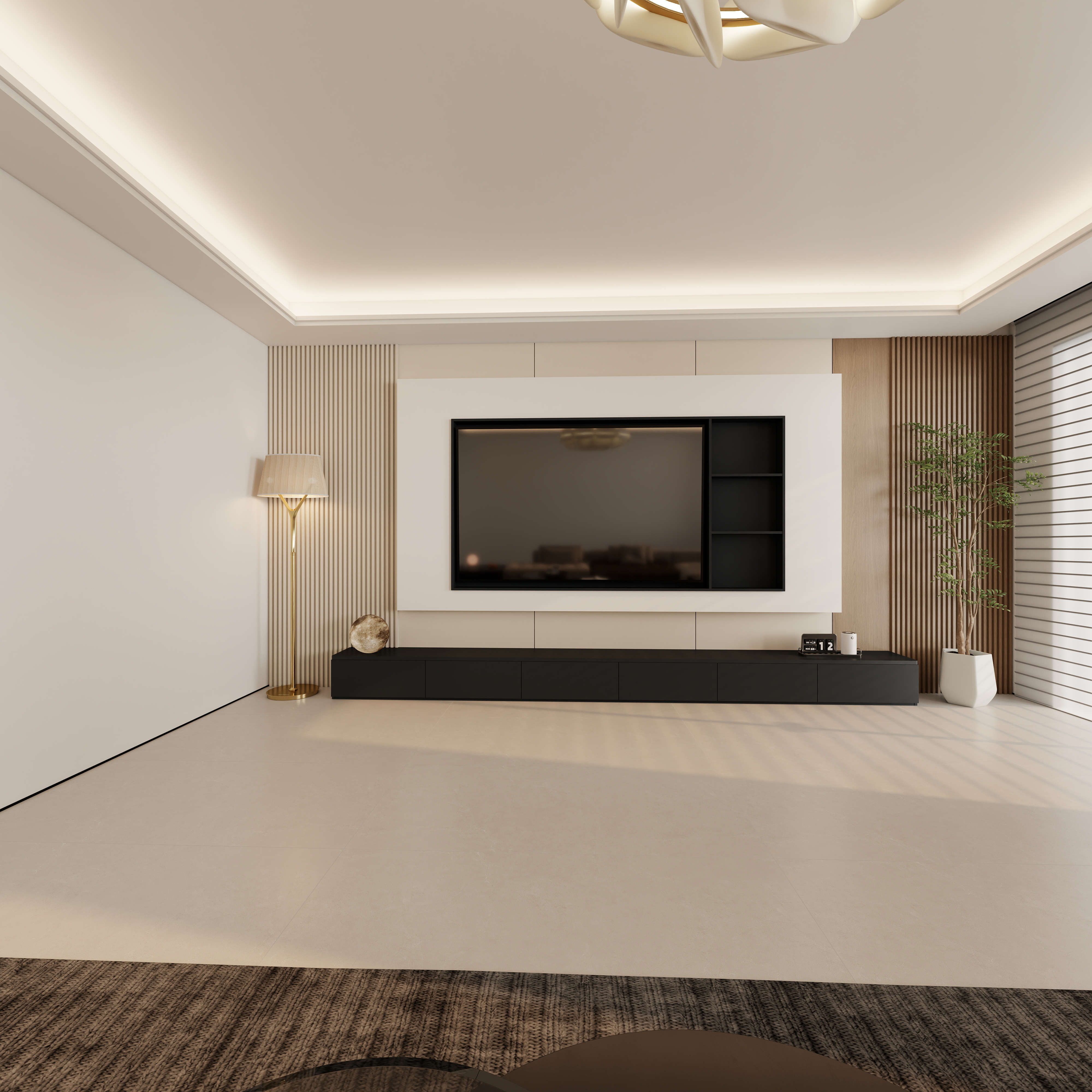 索菲尼洛吊顶博西尼全屋定制-包豪斯无题一层门厅装修效果图第4张