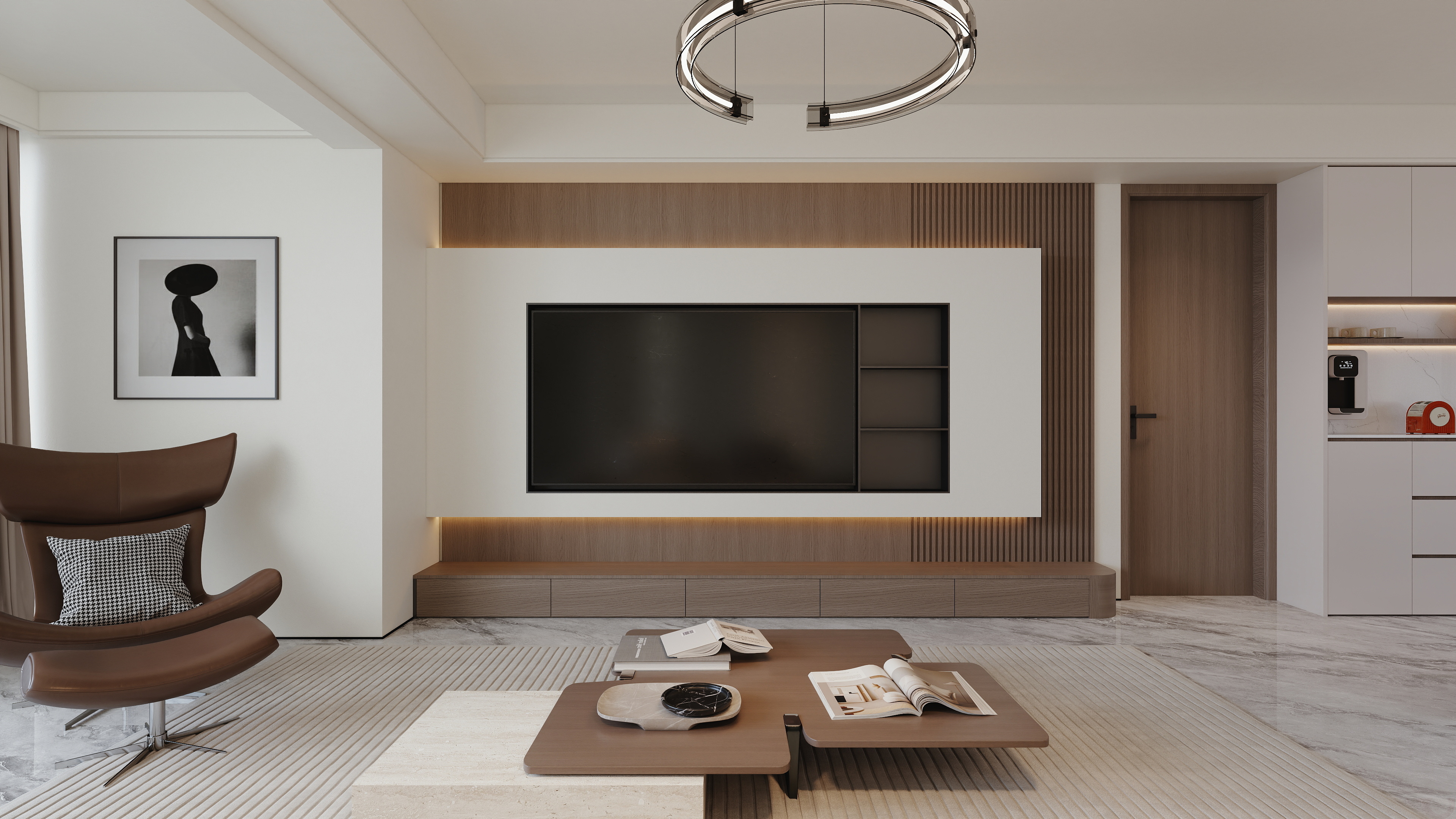 星空设计500一套-小区房现代简约118㎡3室-装修设计方案