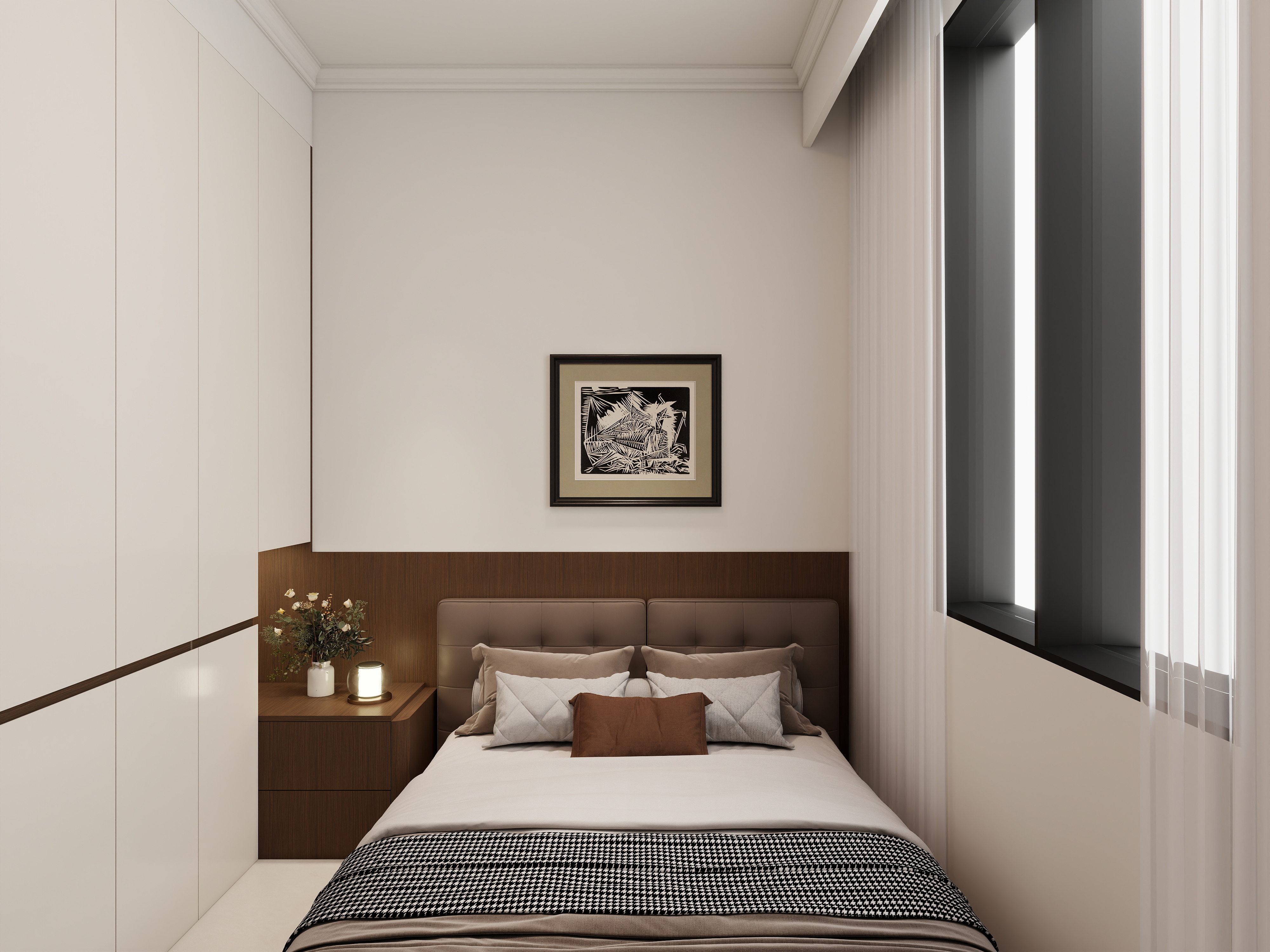 艺雅丽-97平现代简约装修效果图