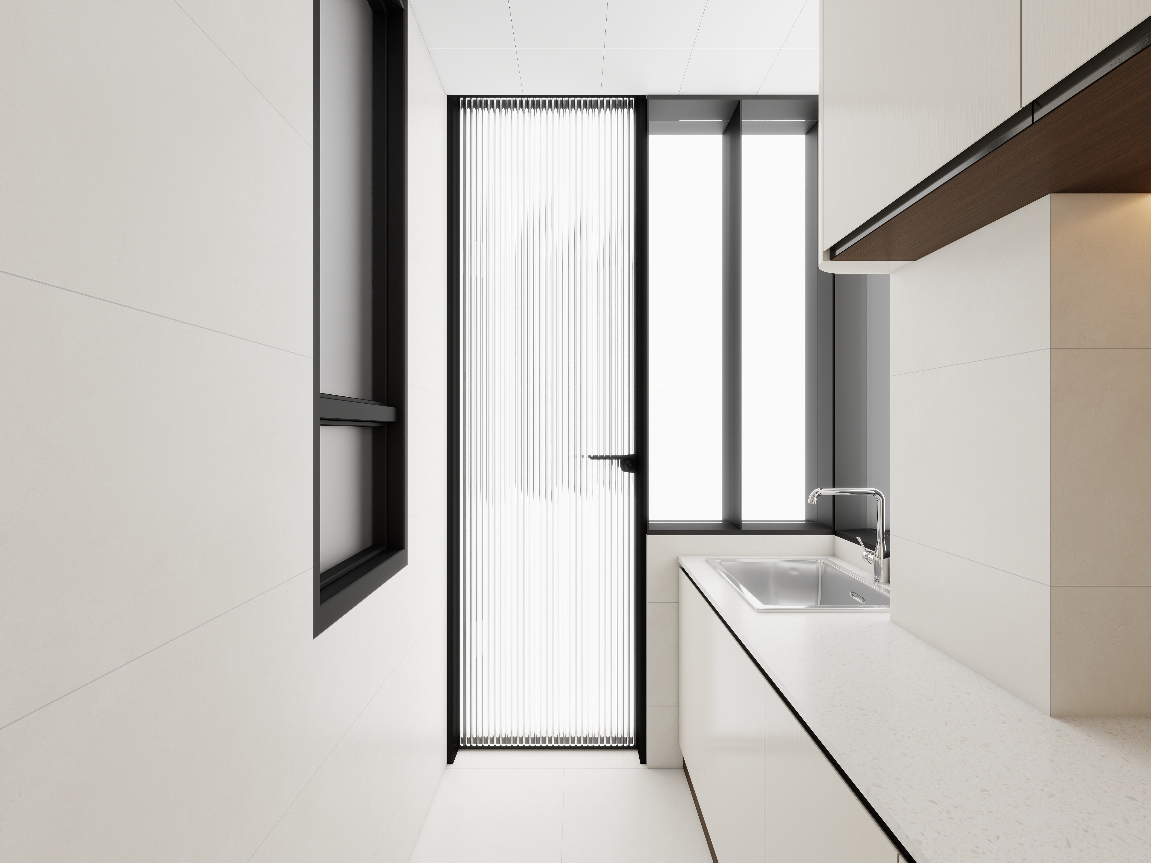 艺雅丽-97平现代简约装修效果图