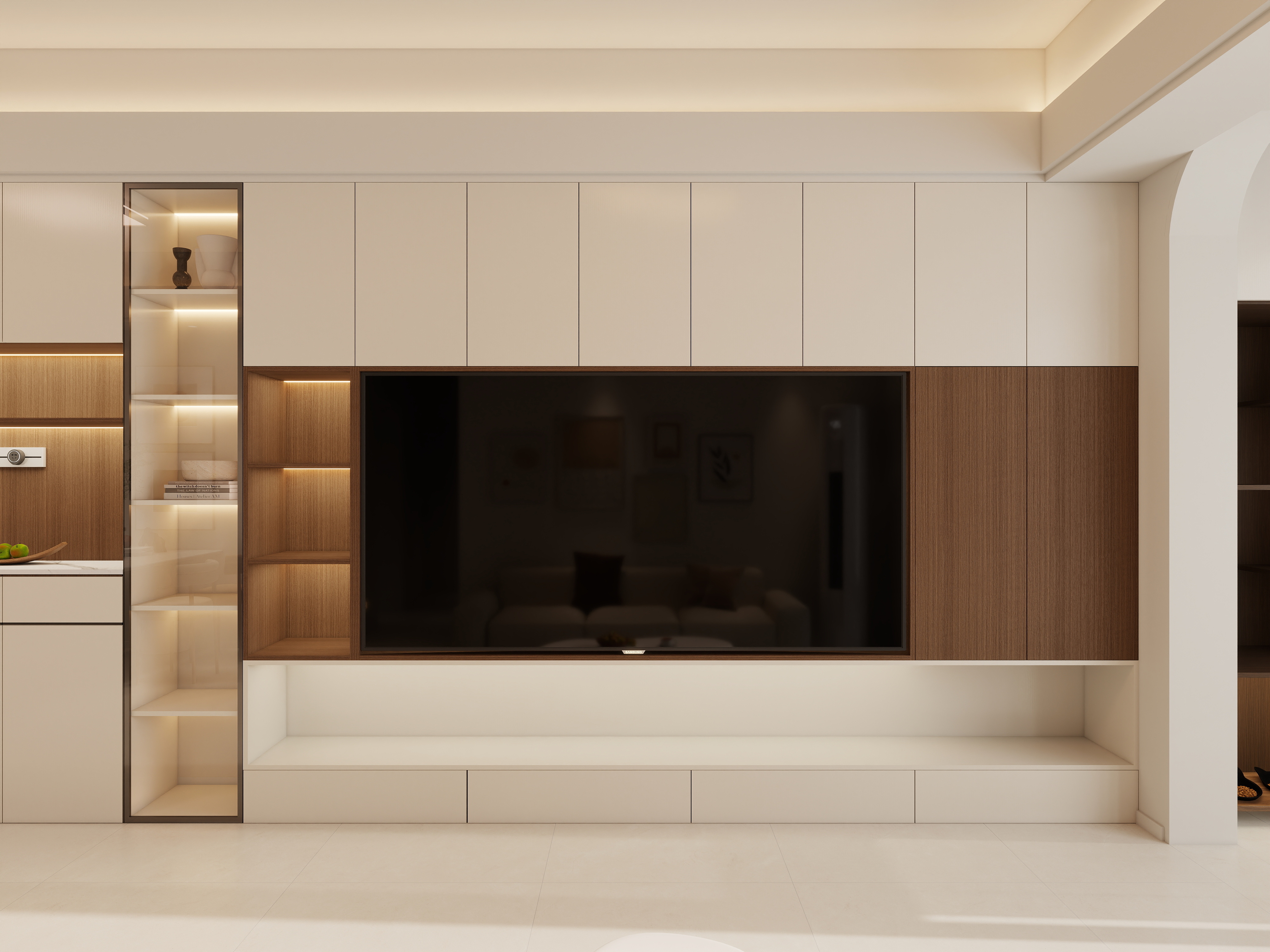 艺雅丽-97平现代简约 装修效果图