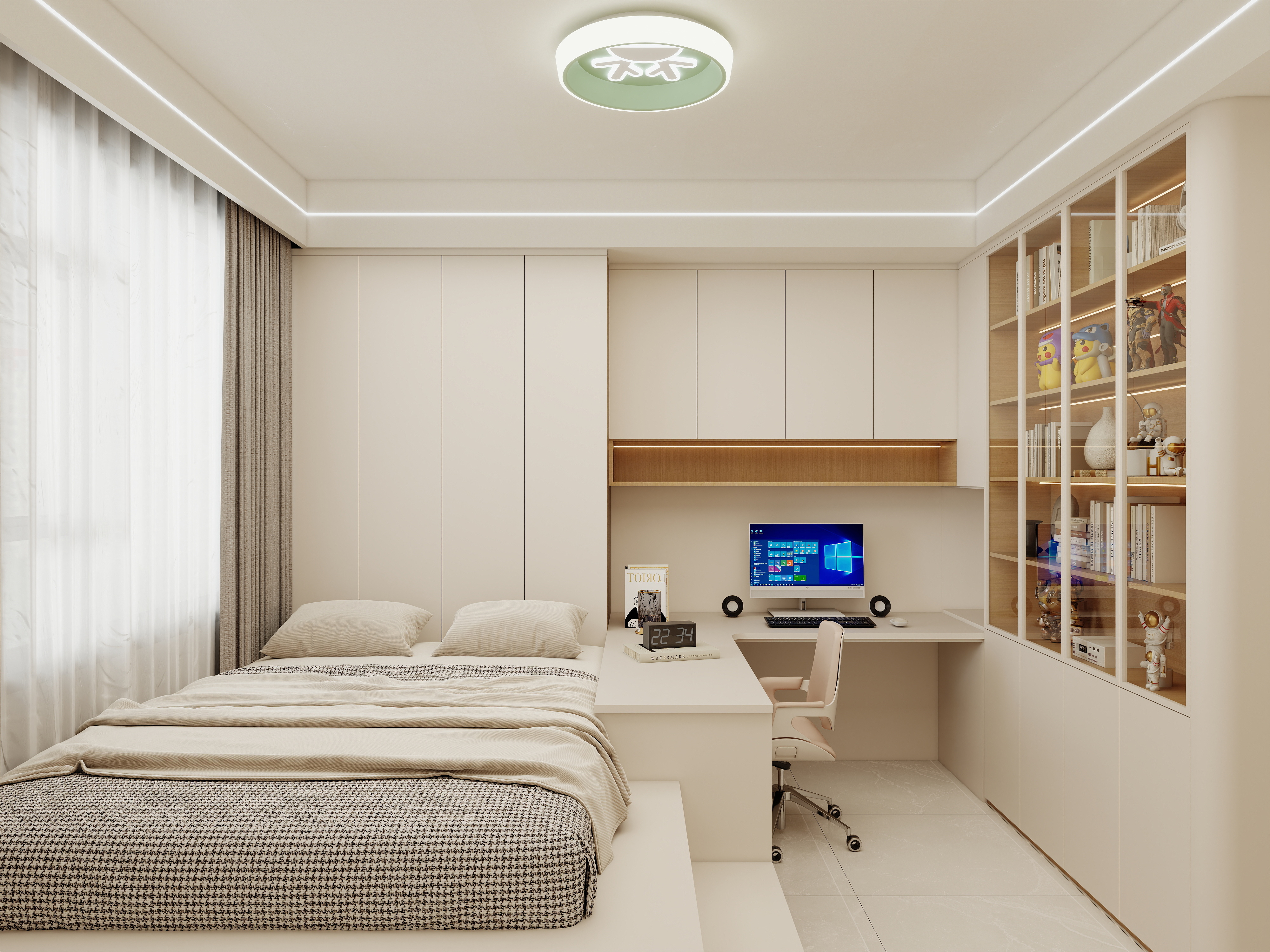 壹诺设计工作室-奶油风 装修效果图