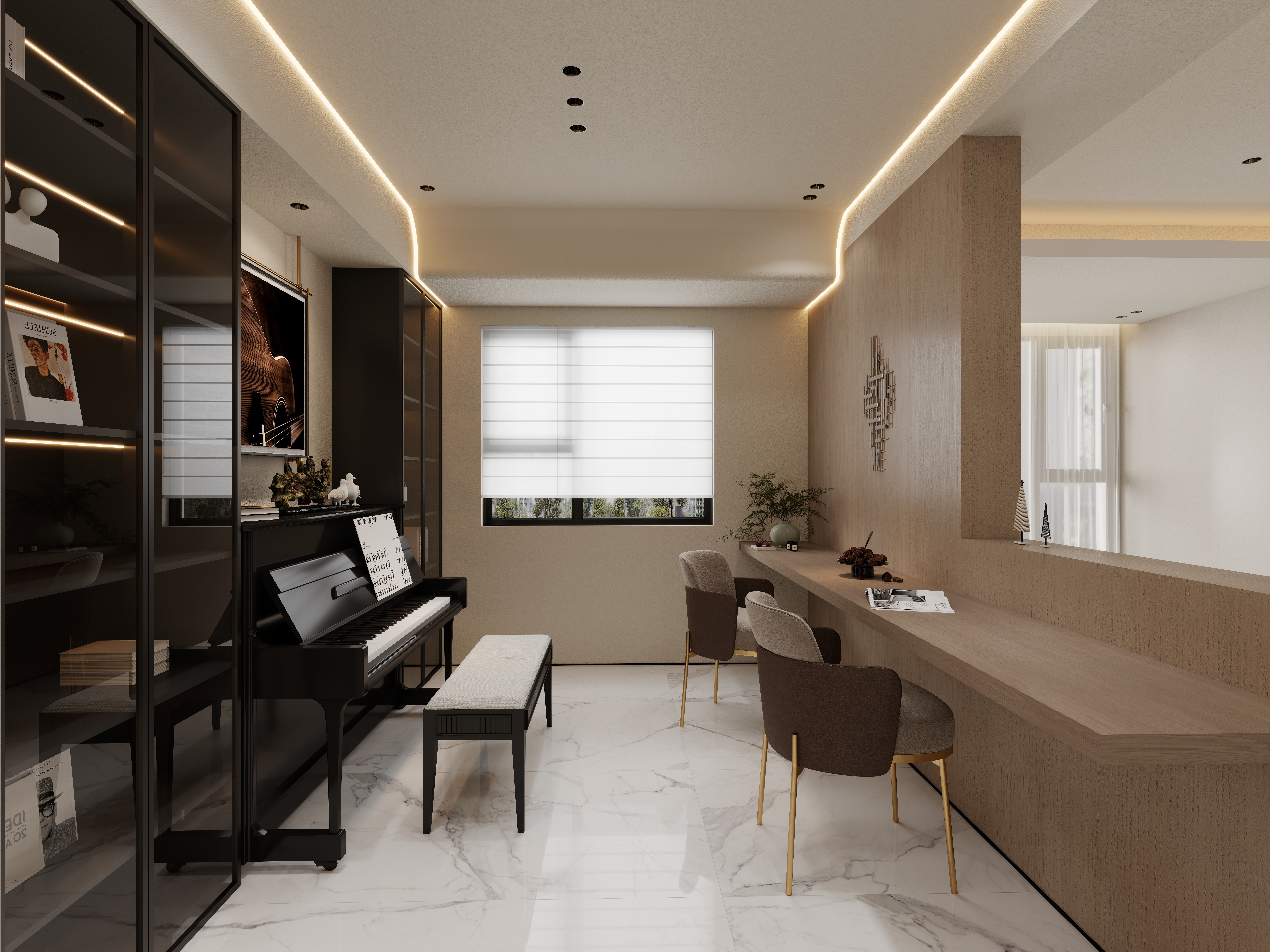 伊娜瓦提vlFn-82㎡1室装修效果图