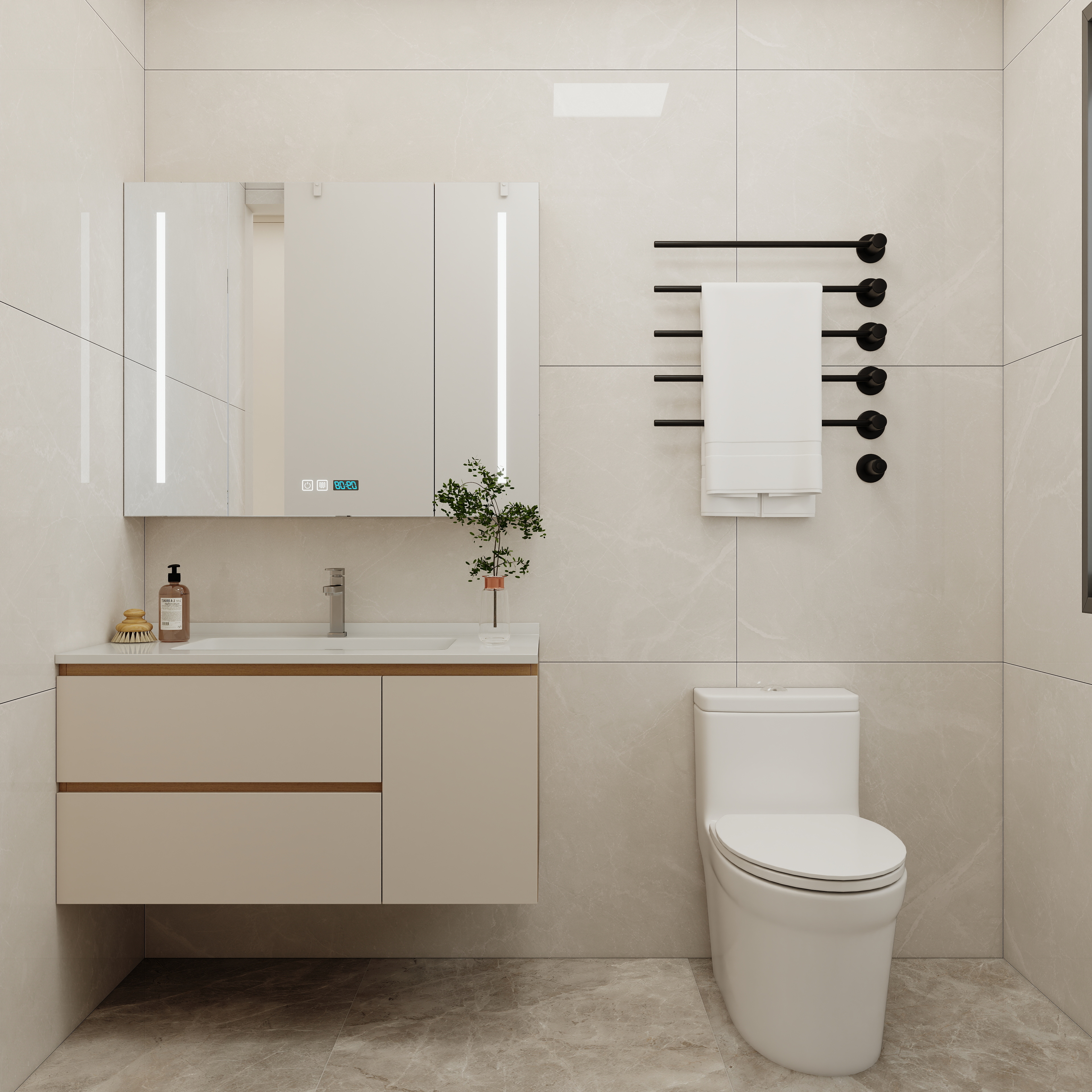 壹诺设计工作室-奶油风装修效果图