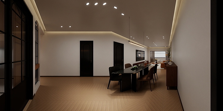 亨聿空间设计-中古-装修设计方案