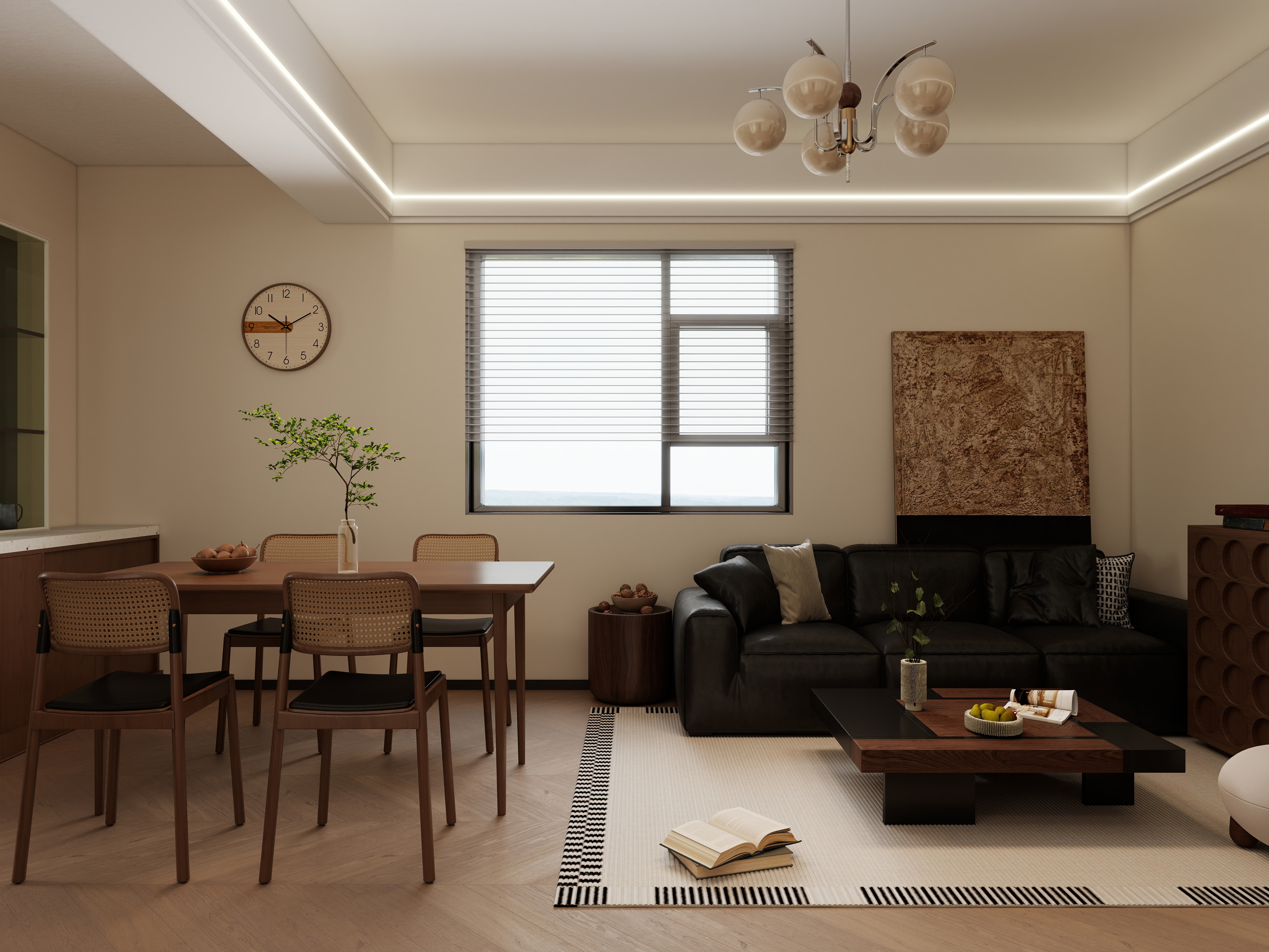 原来是江一-kf06+奶油中古酷家乐+23号大图-装修设计方案