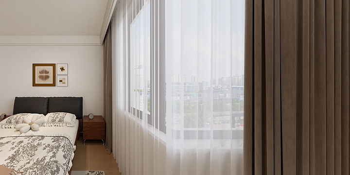 独角兽效果图表现-方禾装饰-龙苑11-1-402-装修设计方案