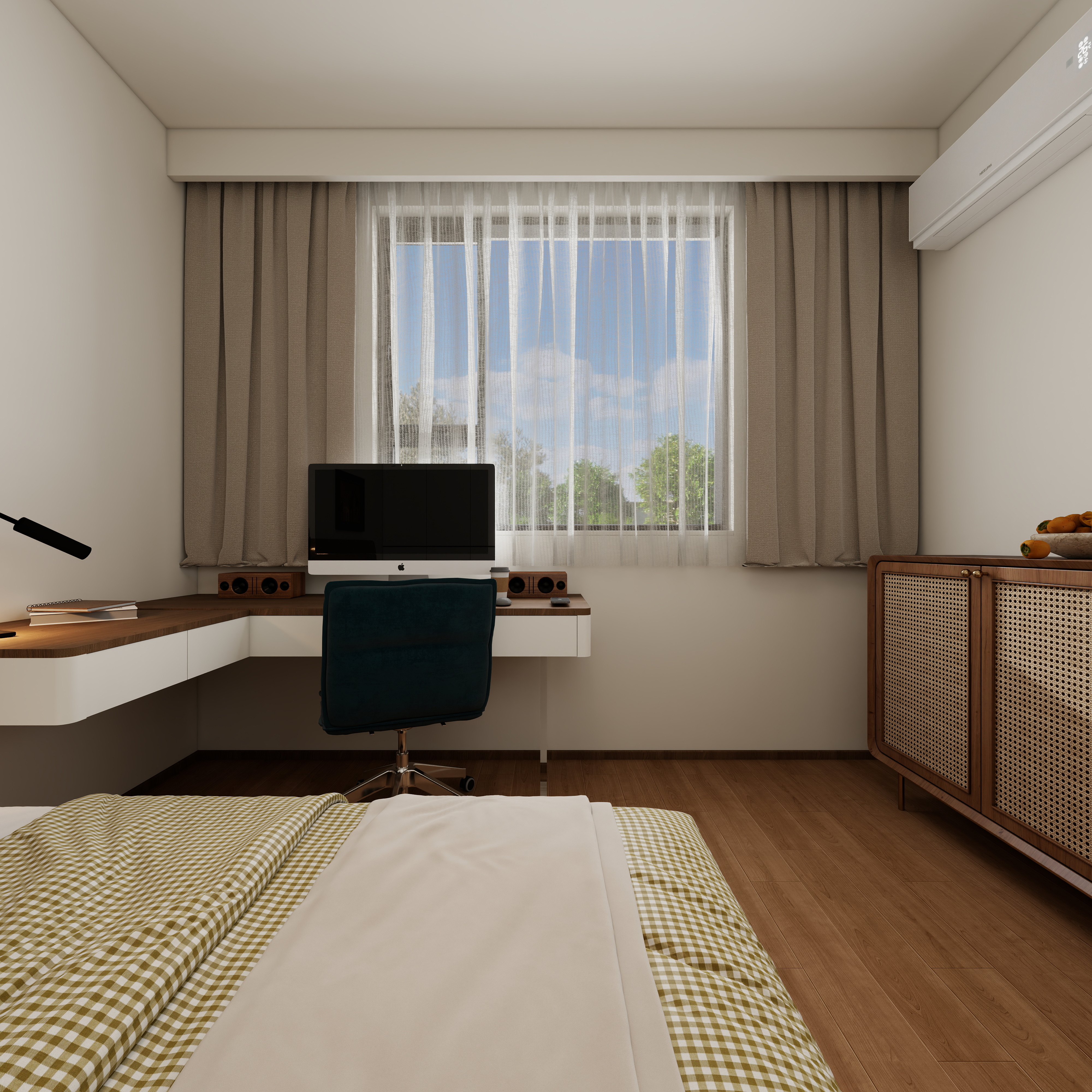 七十二时-临潭路一层次卧装修效果图第5张