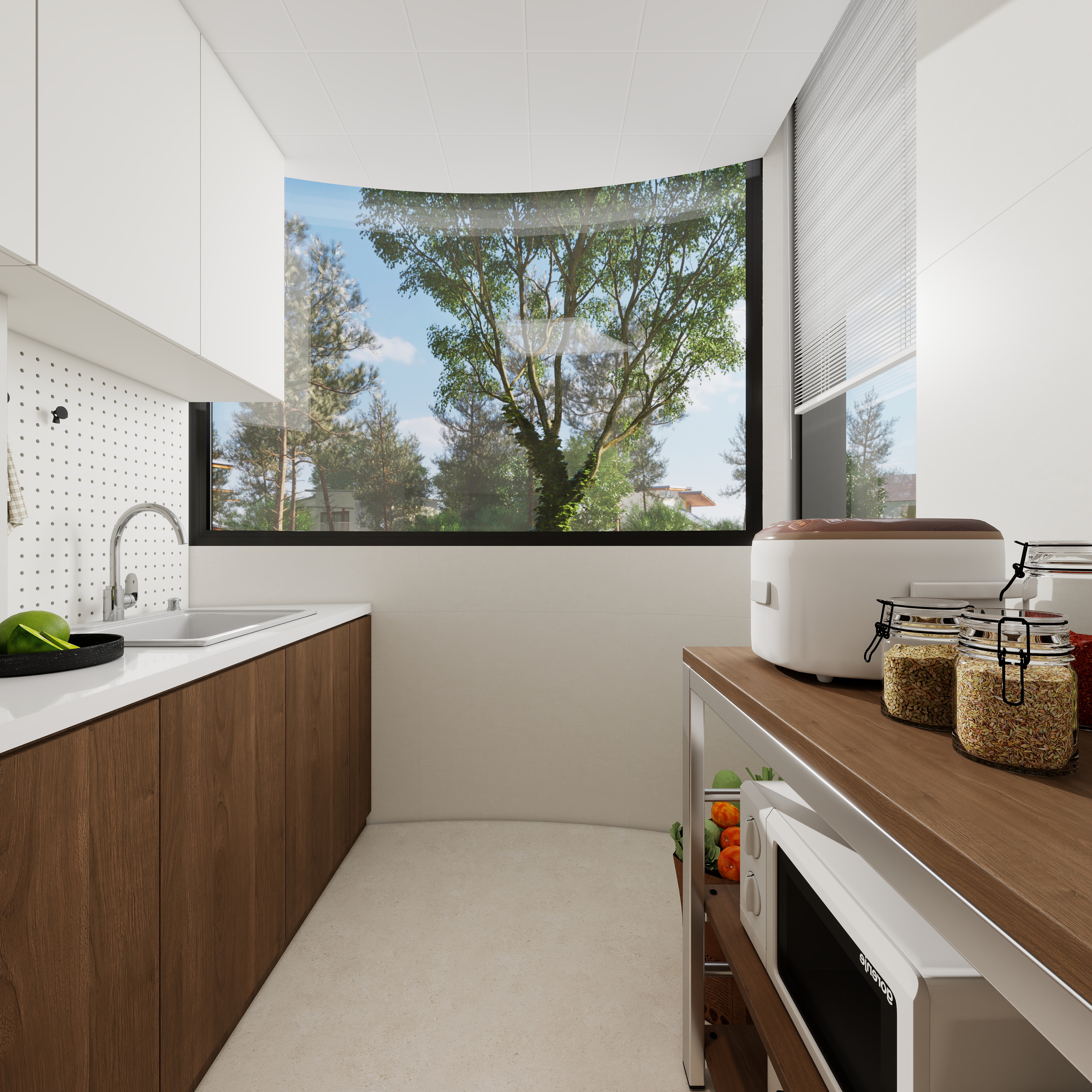 七十二时-临潭路一层厨房装修效果图第5张