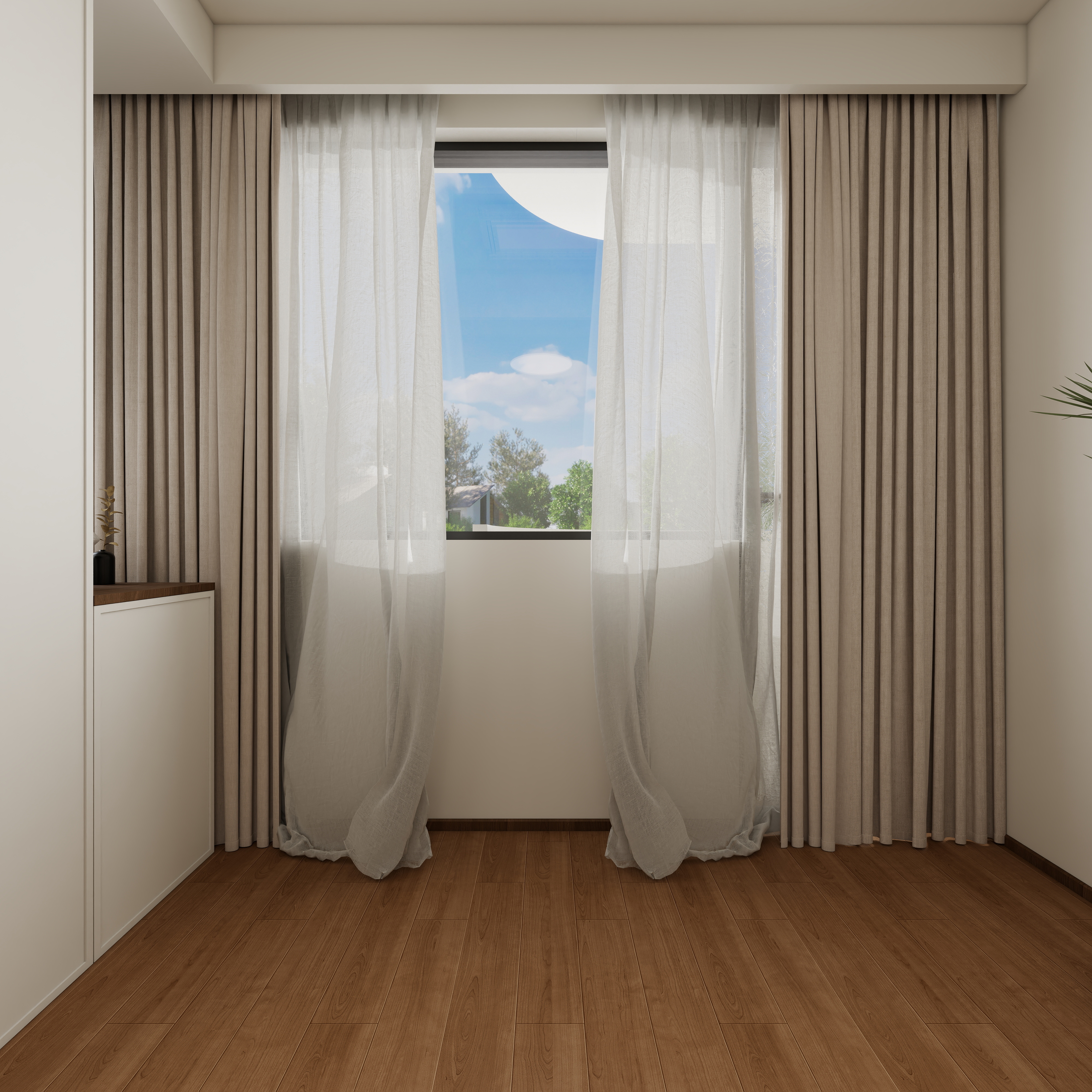 七十二时-临潭路一层主卧装修效果图第4张