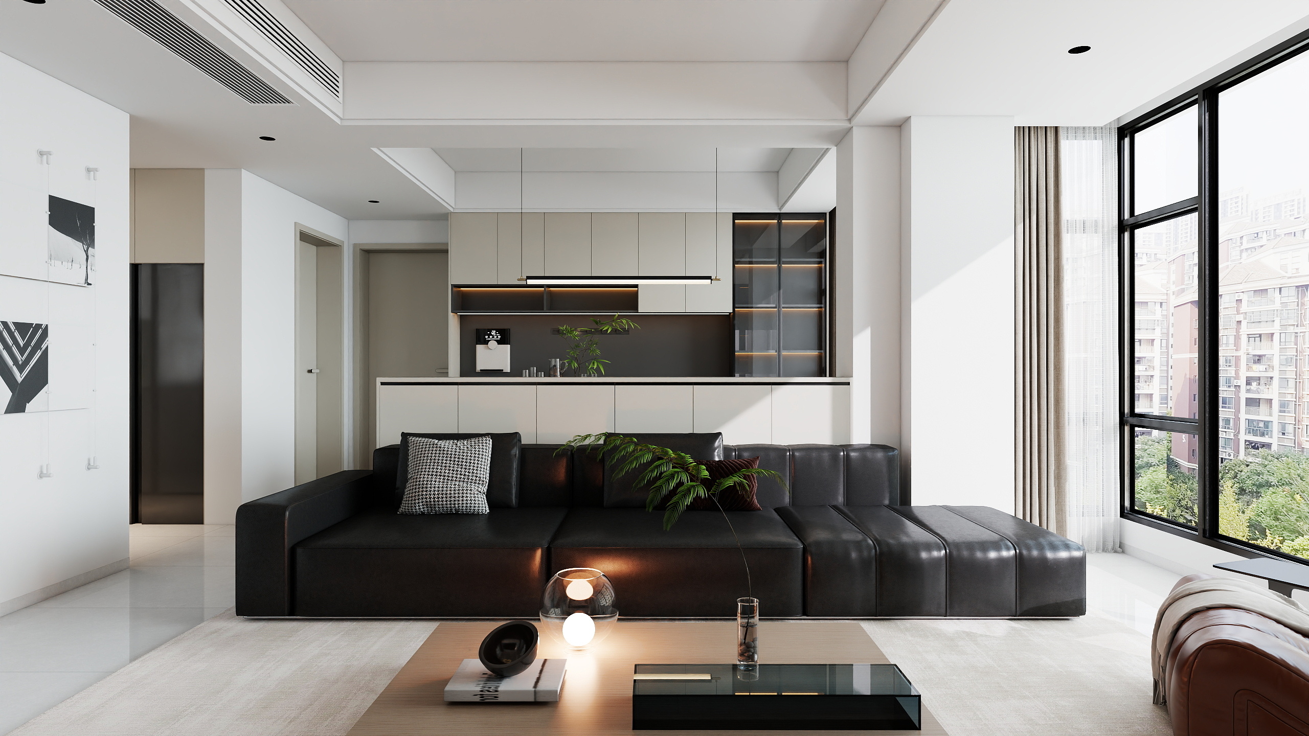 李青越-119平四室现代装修效果图