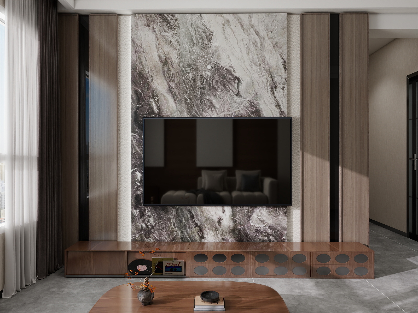 500一套_韩昊霖-新中式2室1厅装修效果图