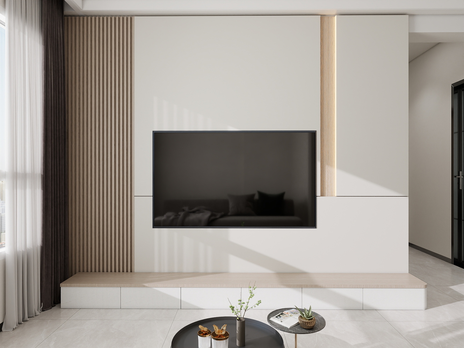 500一套_韩昊霖-现代简约60平2室装修效果图