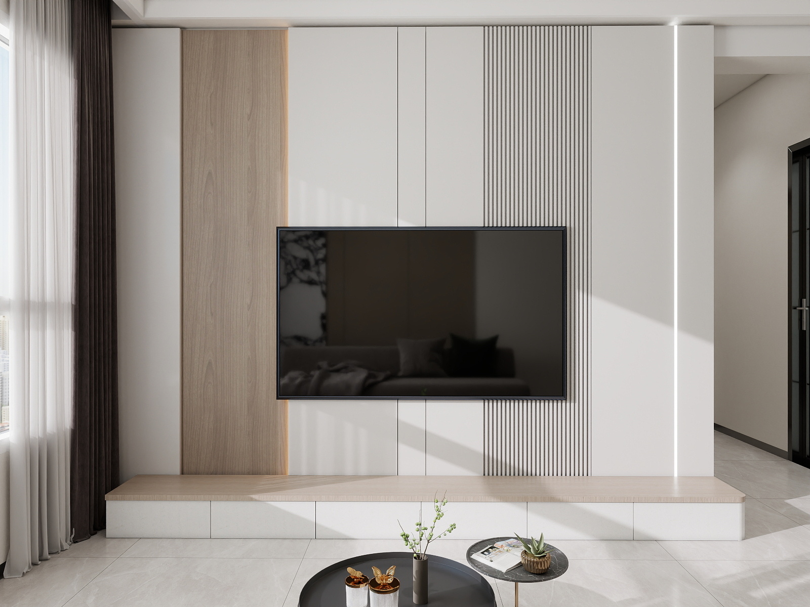 500一套_韩昊霖-现代简约60平2室装修效果图