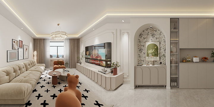 @风格大师@-阳光尚郡 -1-2-503-装修设计方案