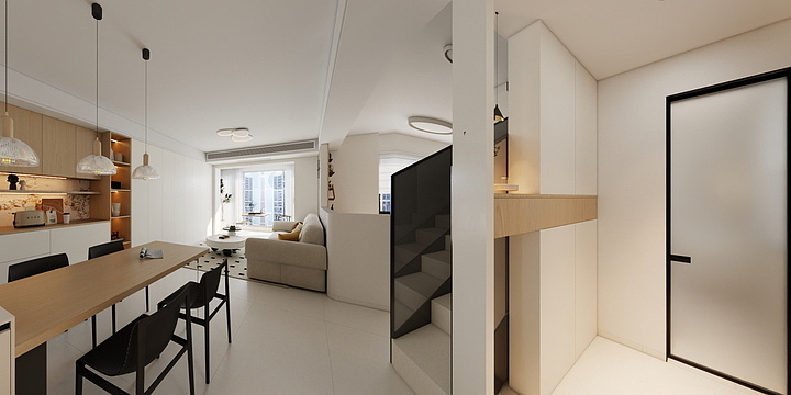 全案设计丨徐月坤-保利香槟公馆丨现代奶油丨130㎡-装修设计方案