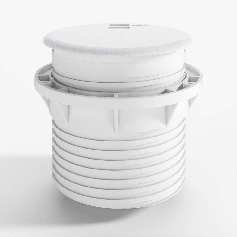 嵌入式无线充USB桌面插座3D模型