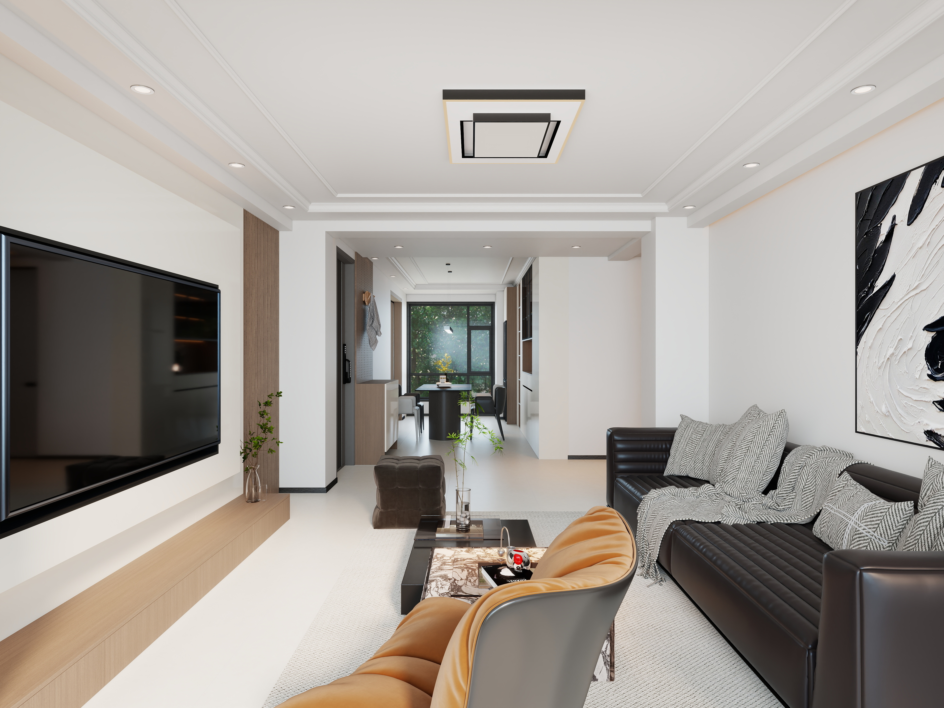 艺雅丽-129平现代简约 -装修设计方案